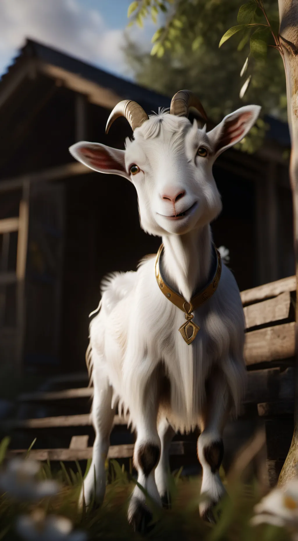 ai character: Goat simulator 3 🐐 background
