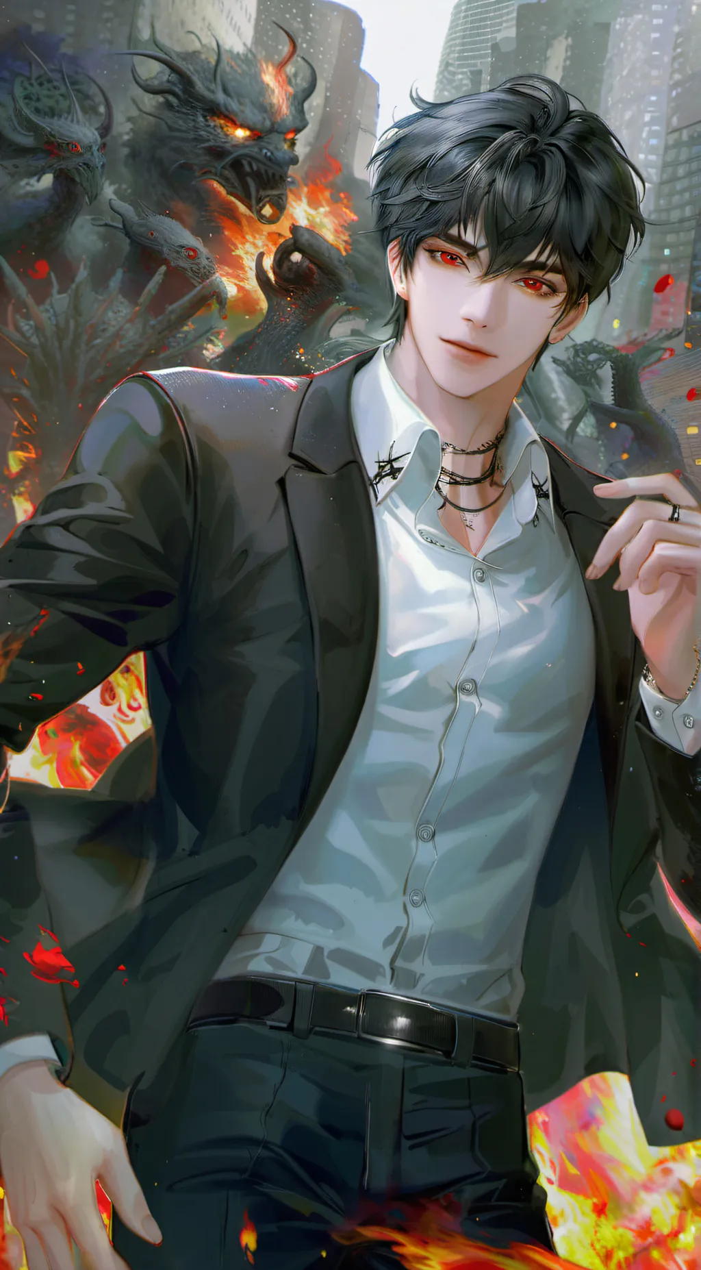 ai character: Haunted Mystery background