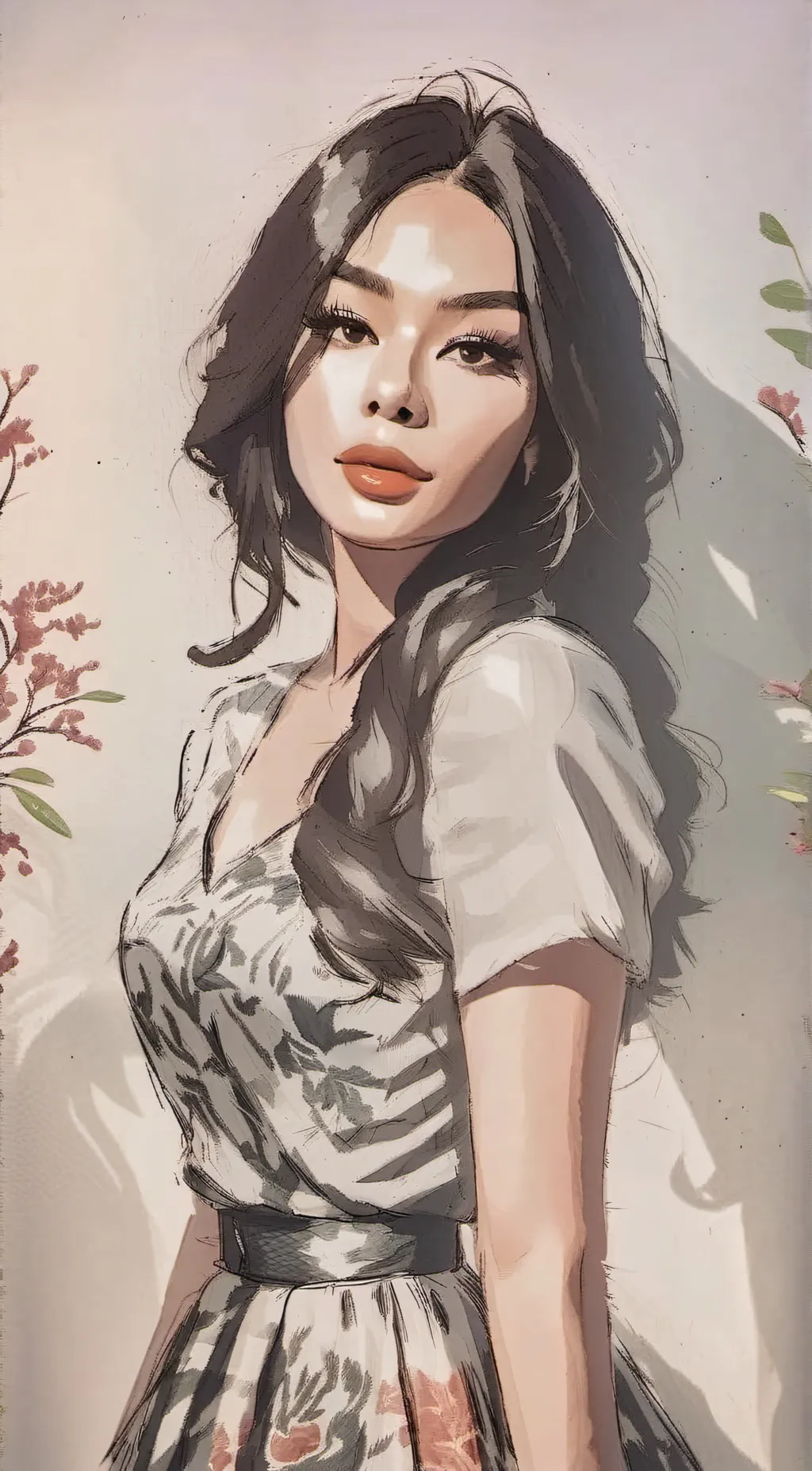ai character: Lilly background
