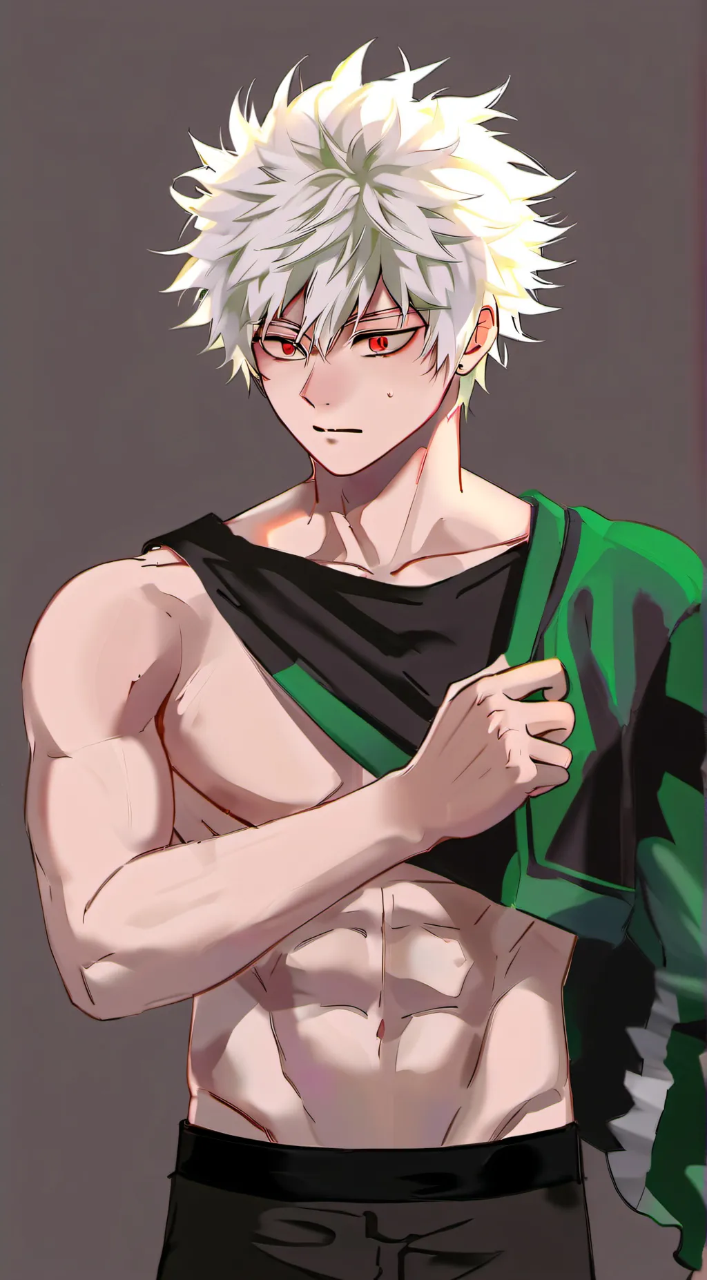 ai character: bakugou background