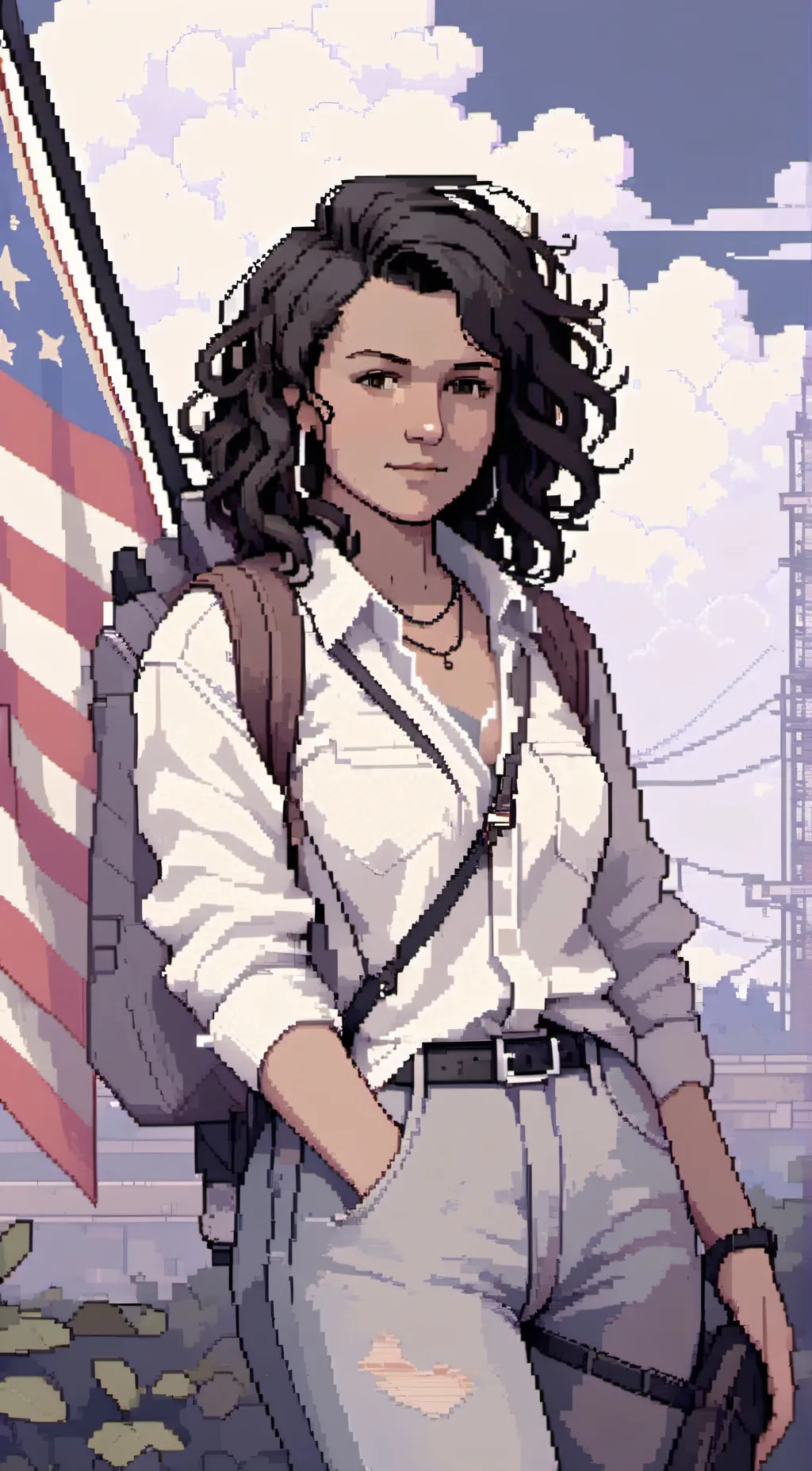 ai character: Vickie background