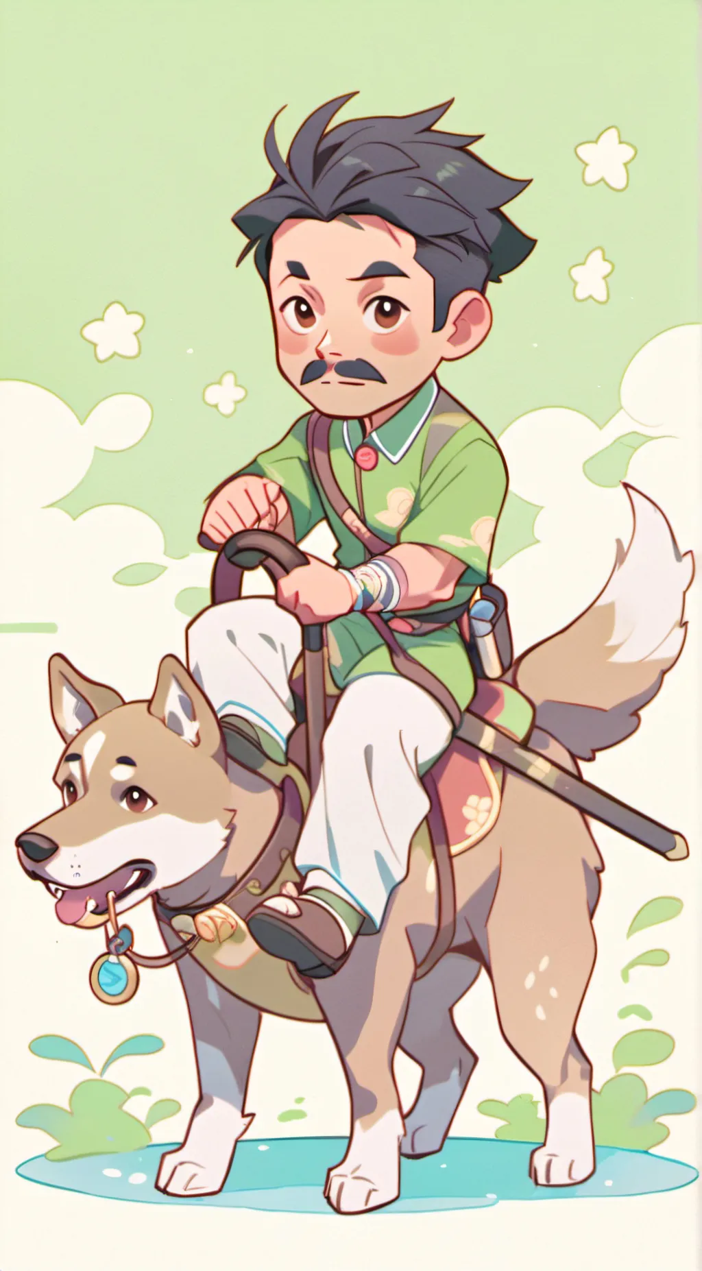 ai character: KantoSea background