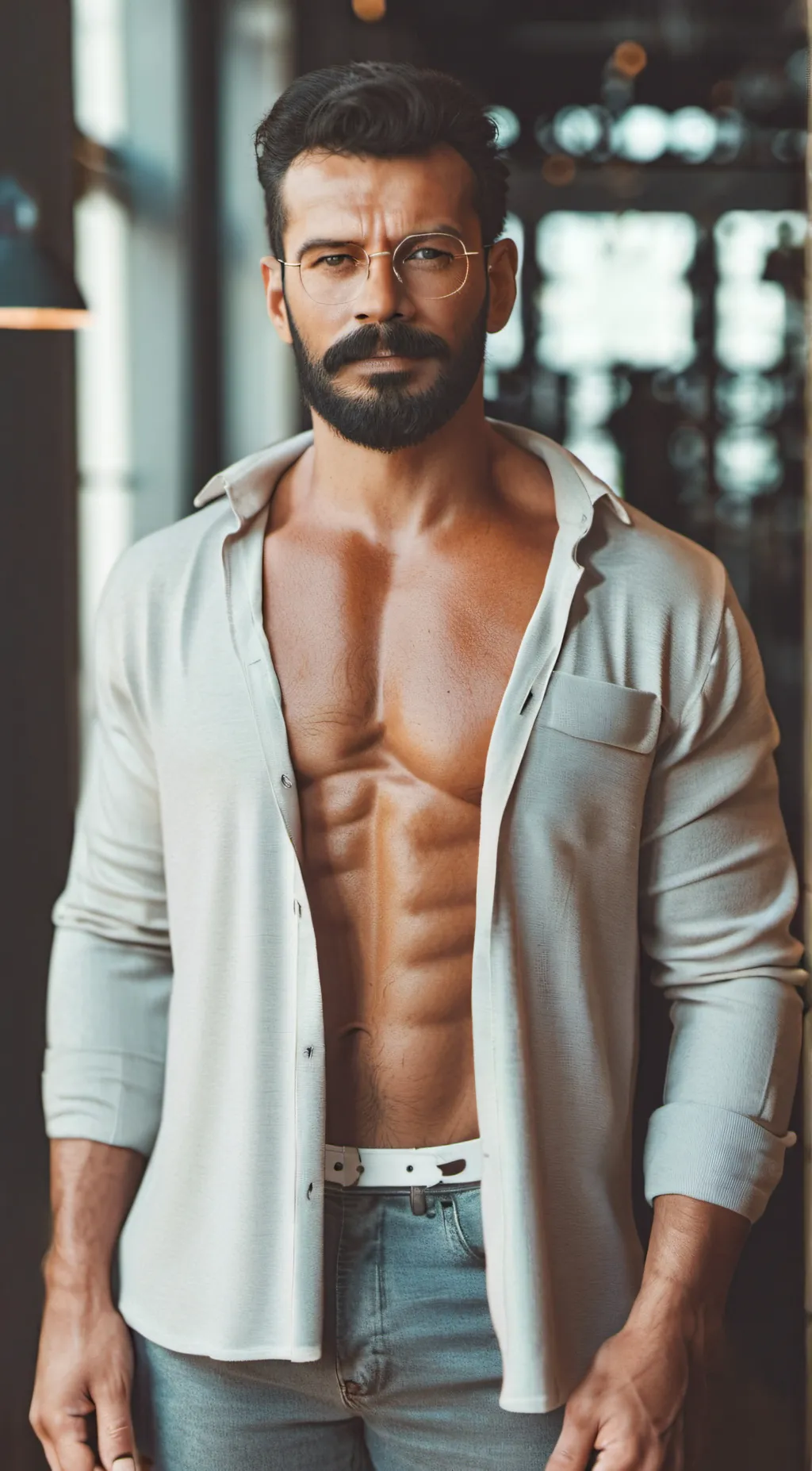 ai character: christ background