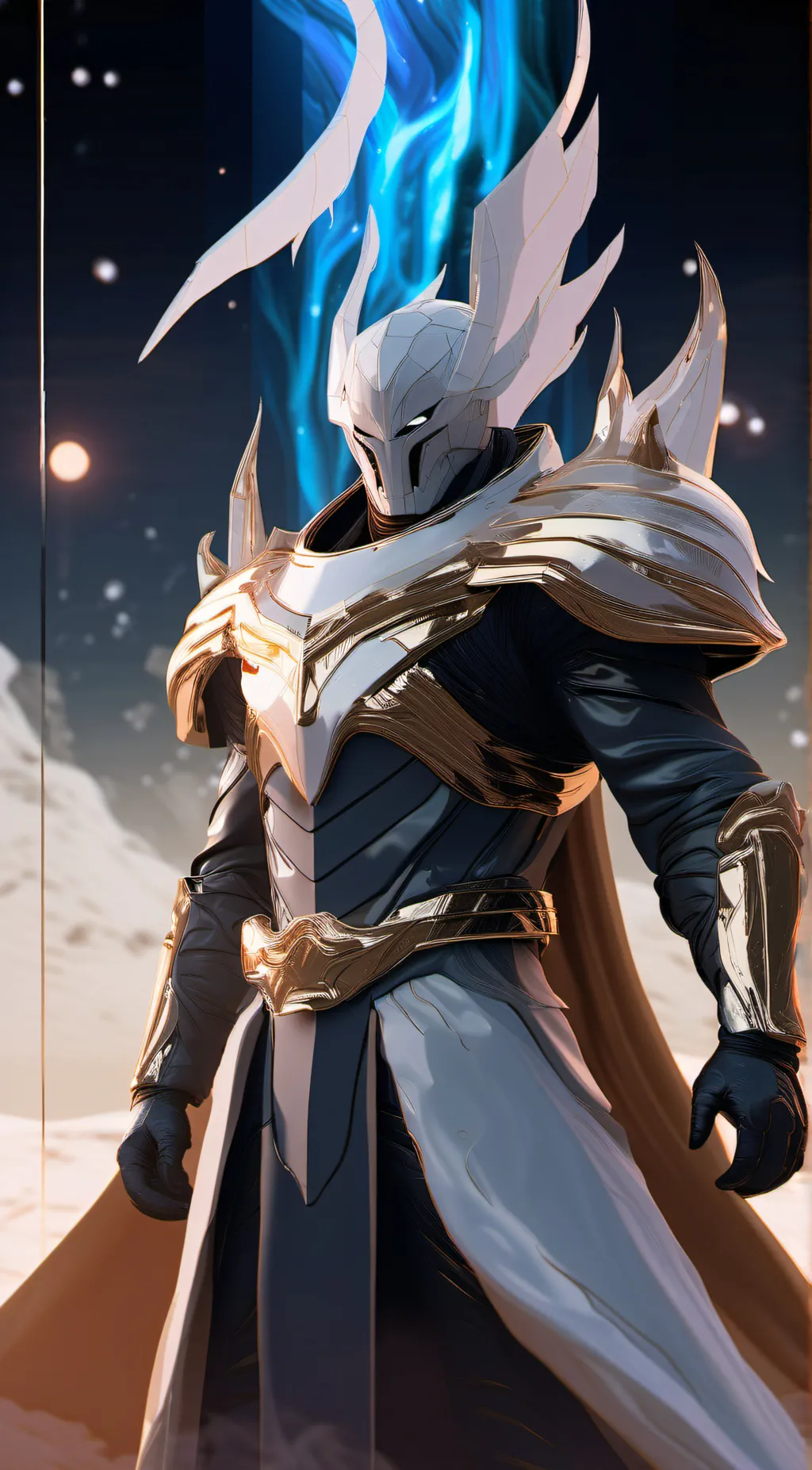 ai character: The great being background