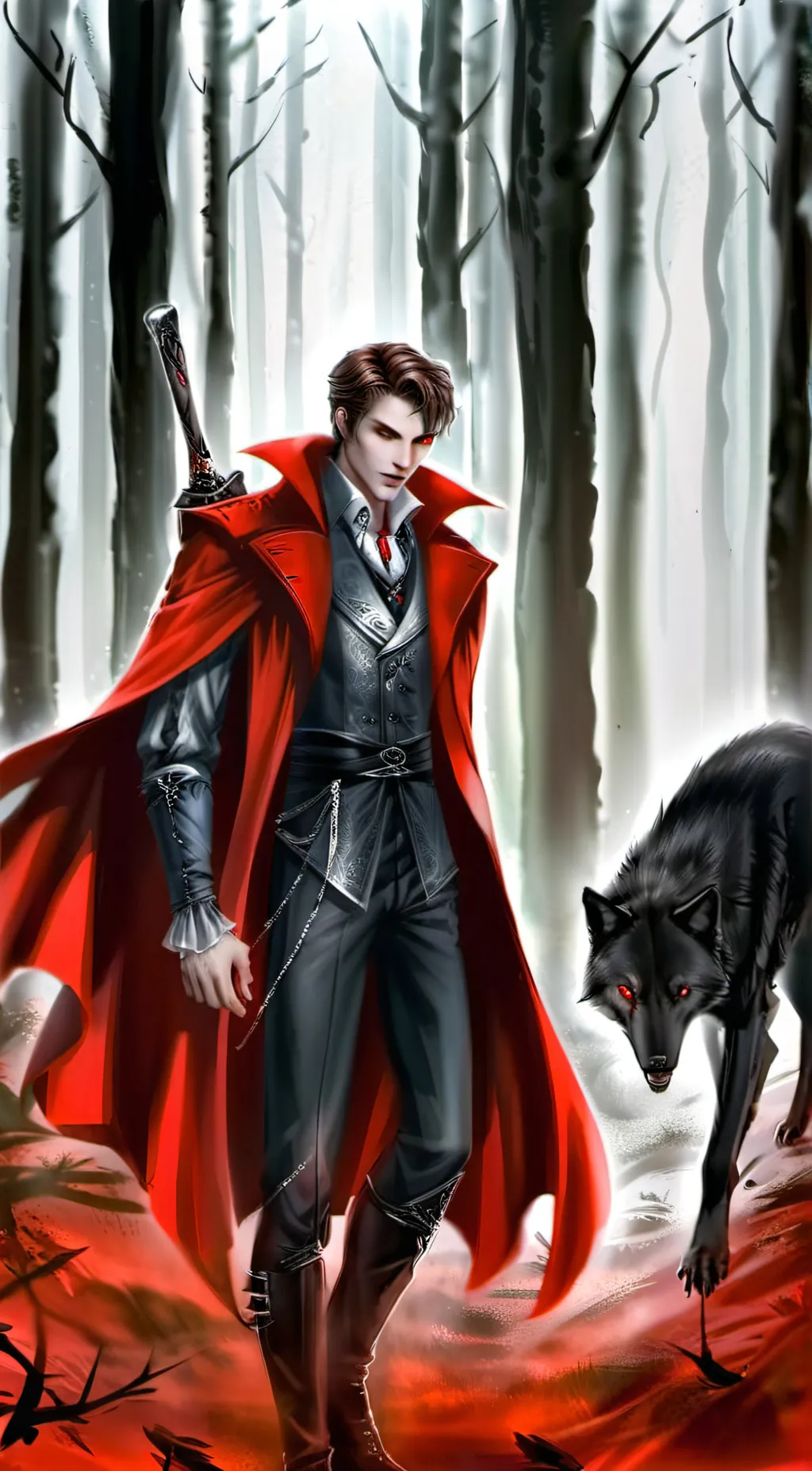 ai character: Dracula background