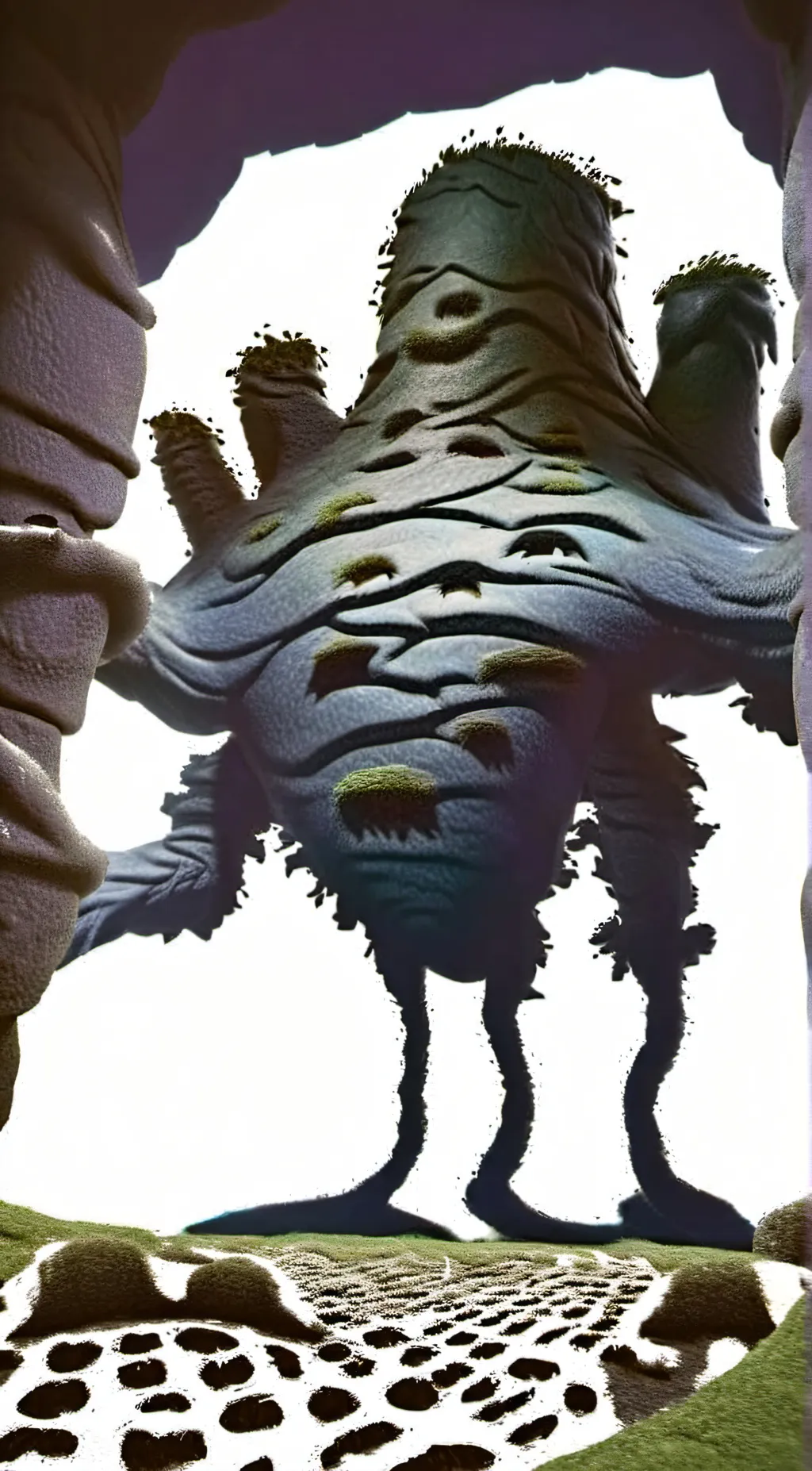 ai character:  Jerry Mushroom. background