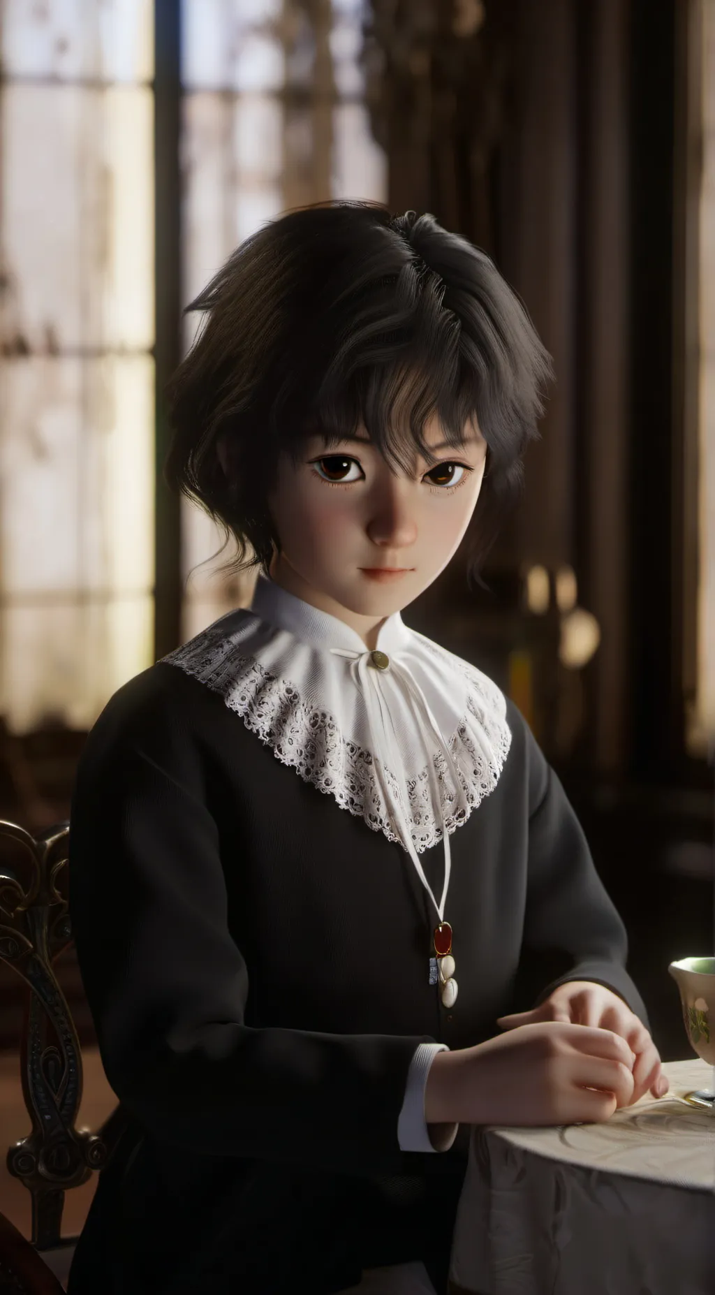 ai character: Jade background