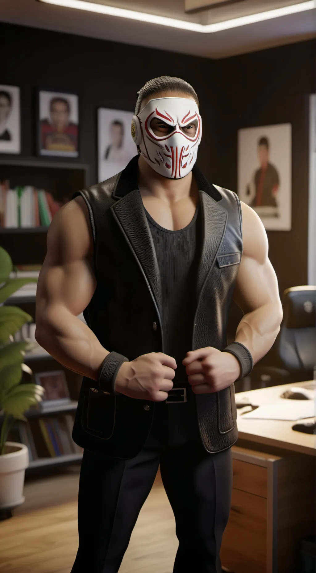 ai character: Brock background