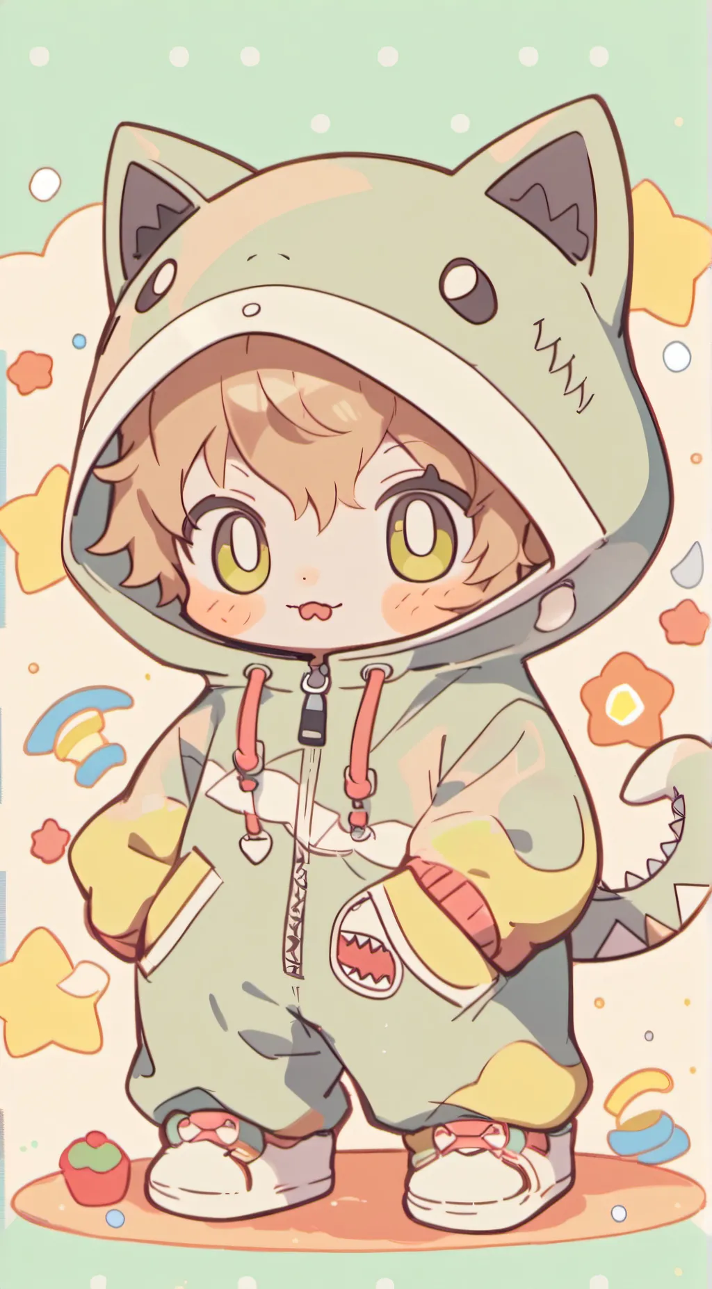 ai character: Sharkey background