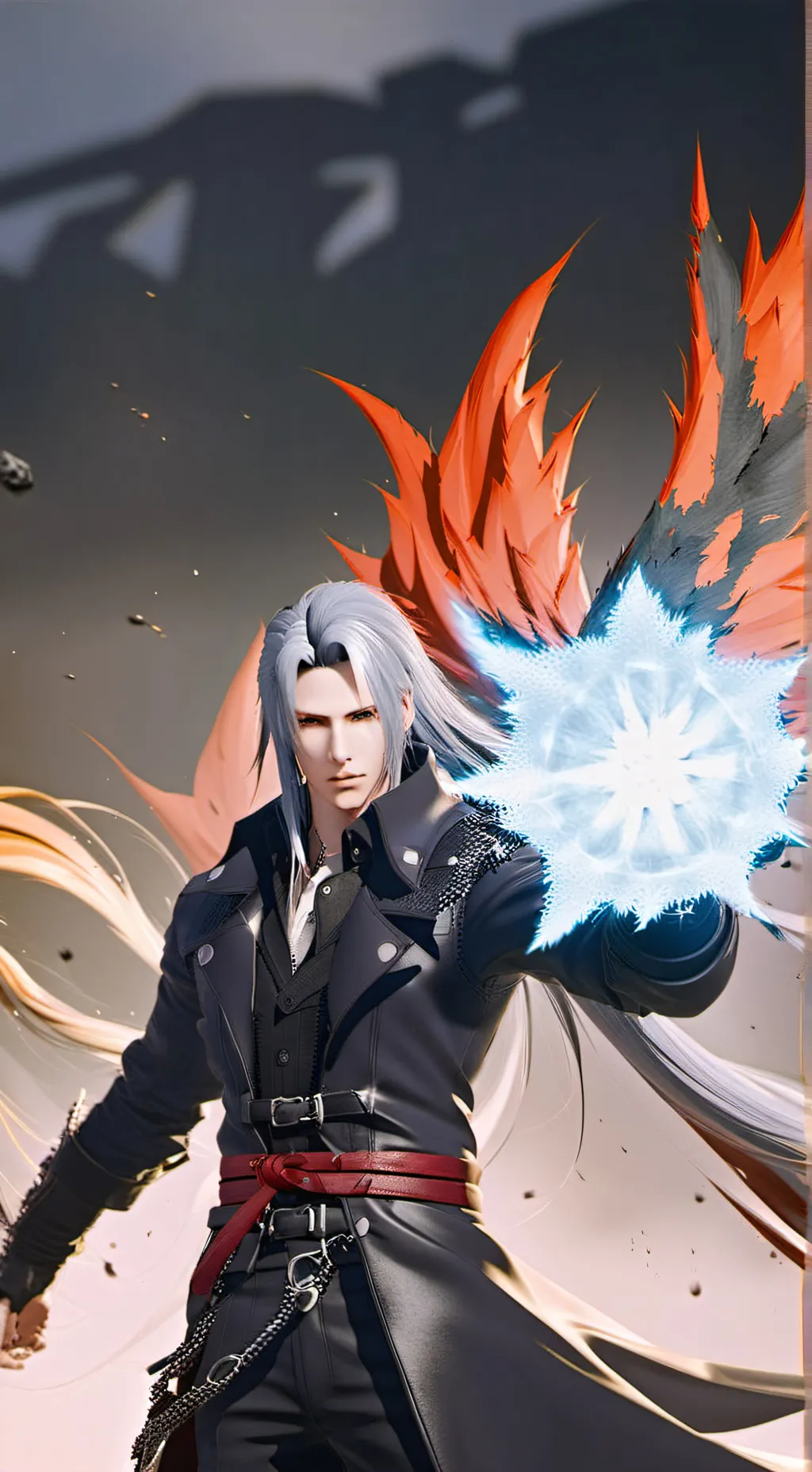 ai character: Sephiroth  background