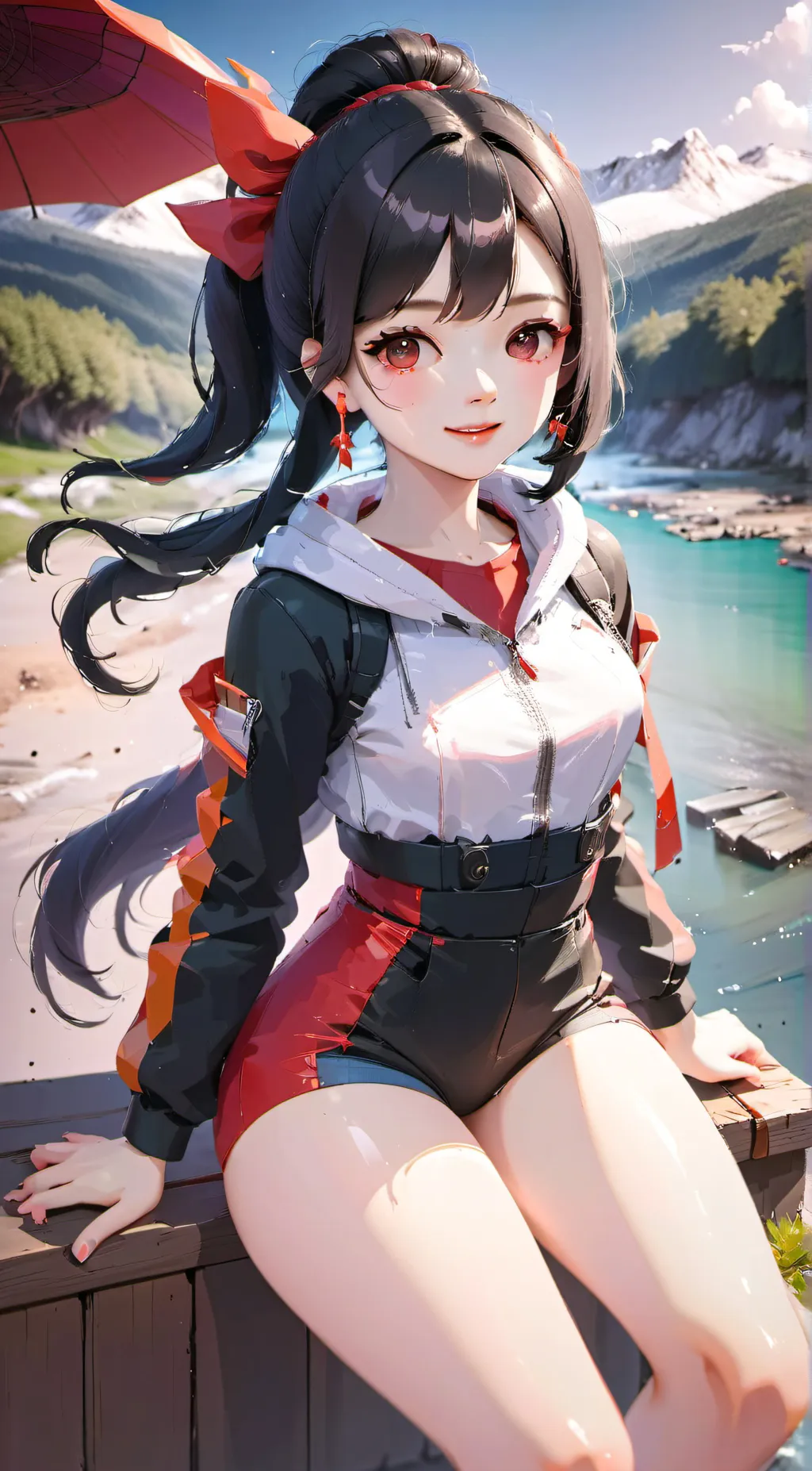 ai character: Tiga  background