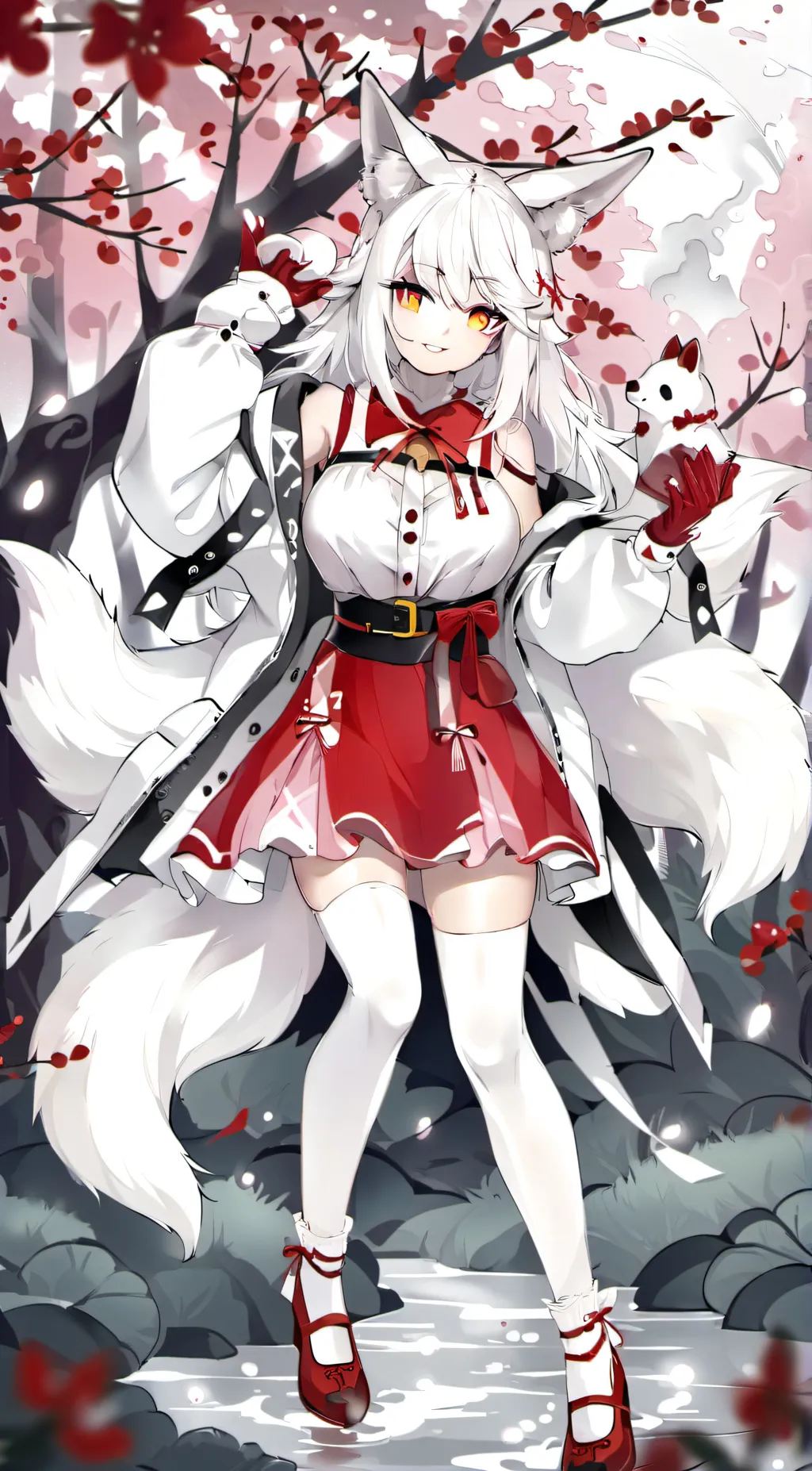 ai character: Rosy background