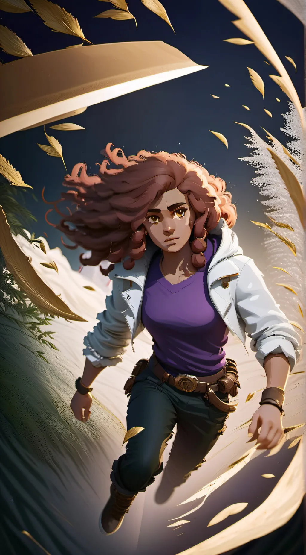 ai character: Hazel background