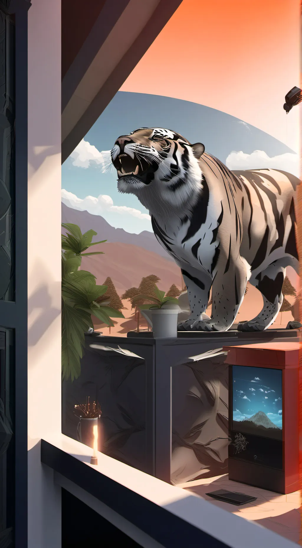 ai character: scar background
