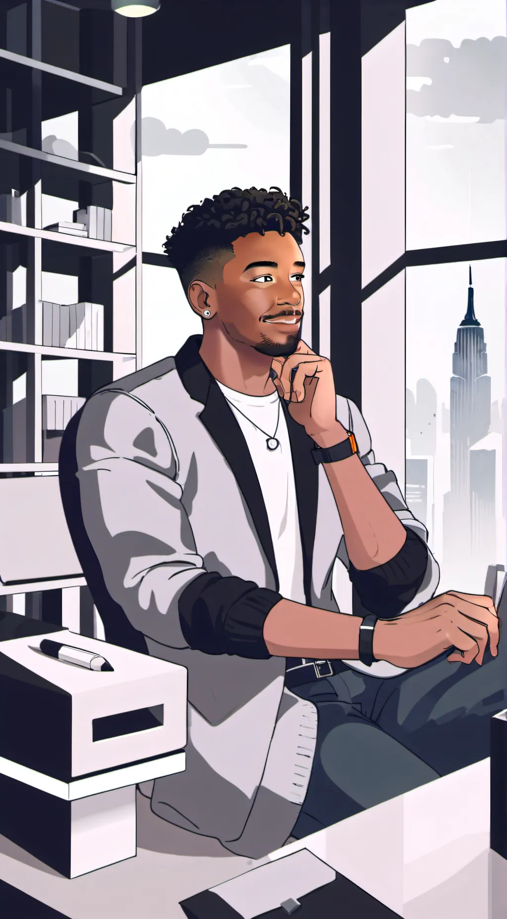 ai character: Kai background
