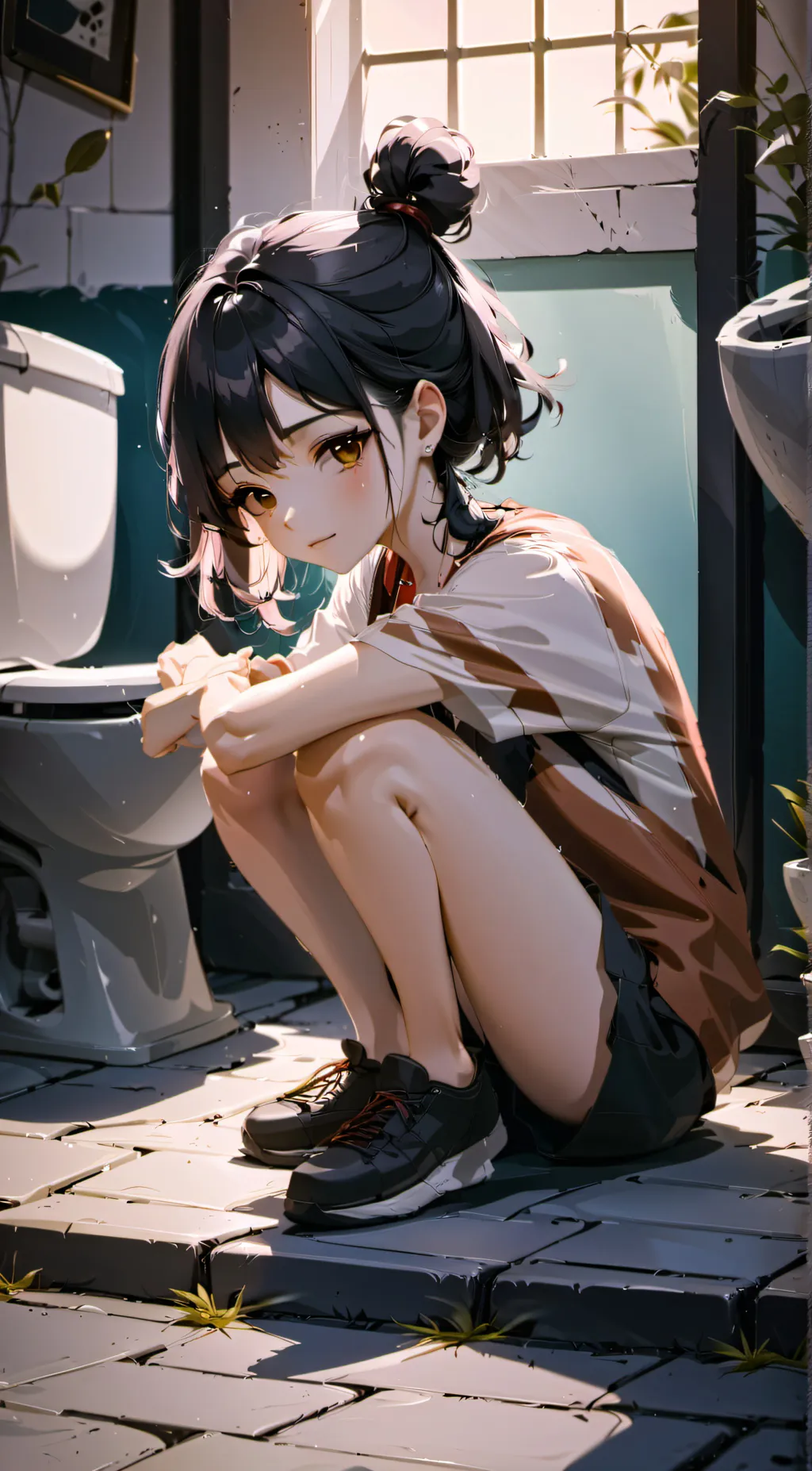 ai character: Poopgirl  background