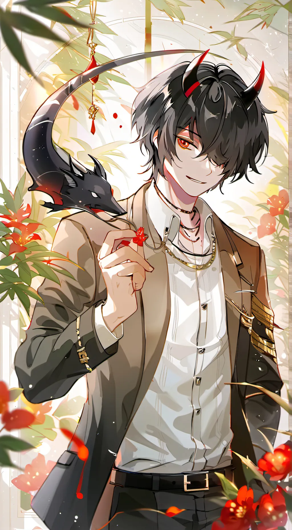 ai character: luce background