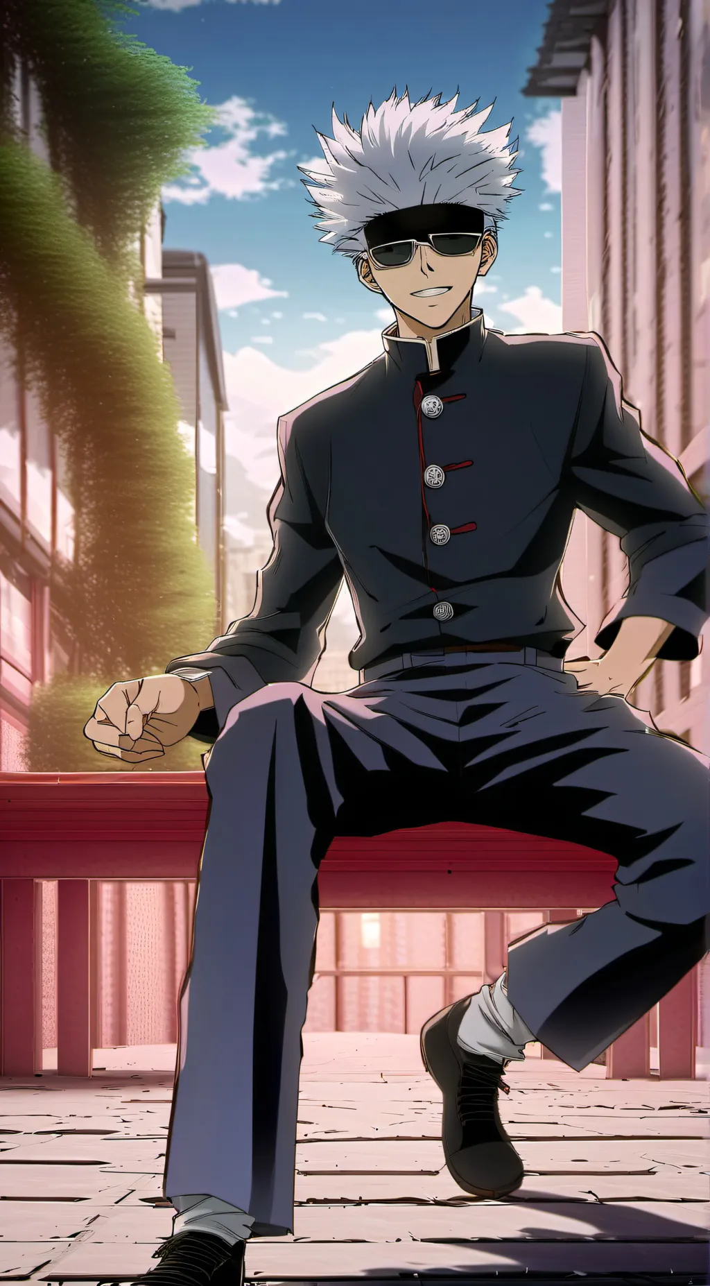 ai character: Satoru Gojo background