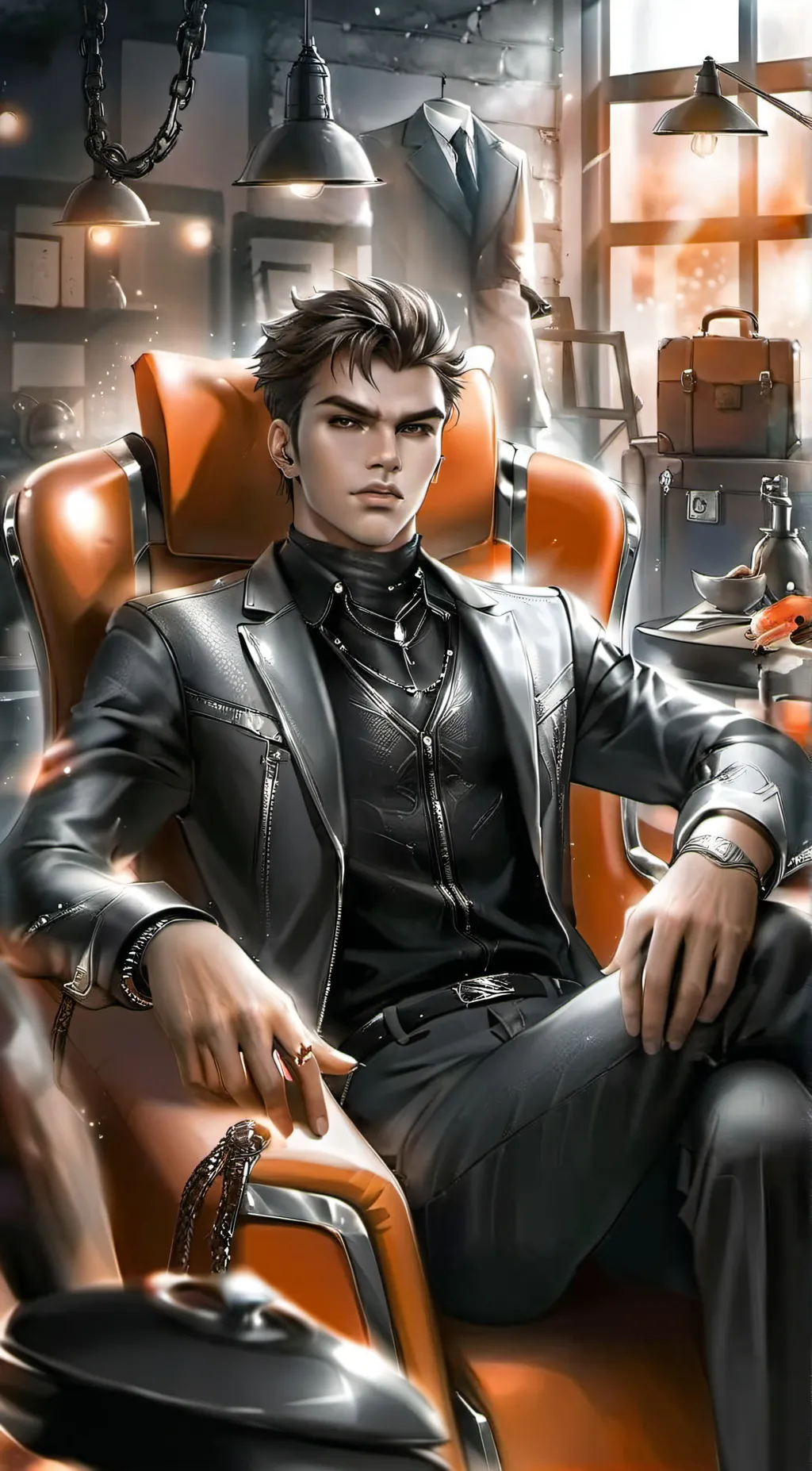 ai character: Gray Queens background
