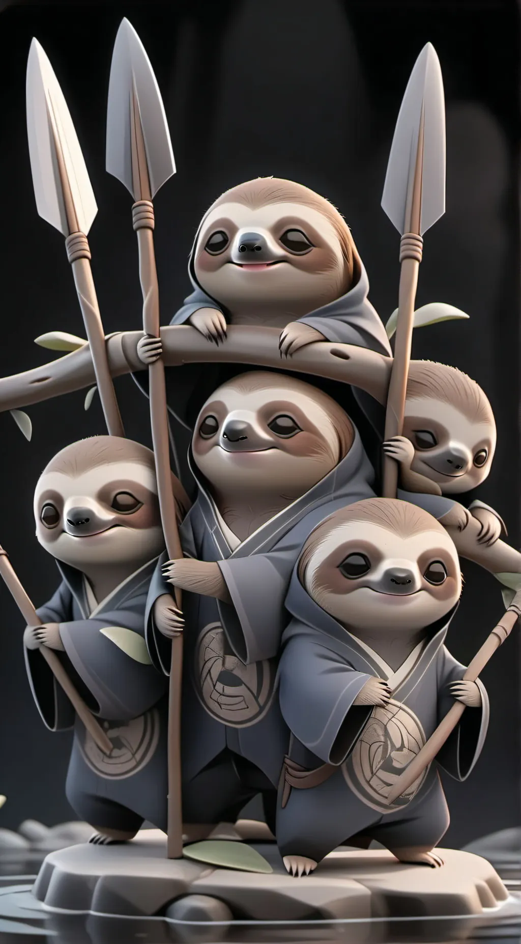 ai character: Sloths background