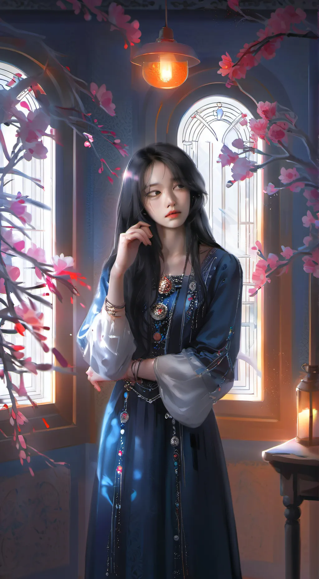 ai character: {~•Hazel•~} background