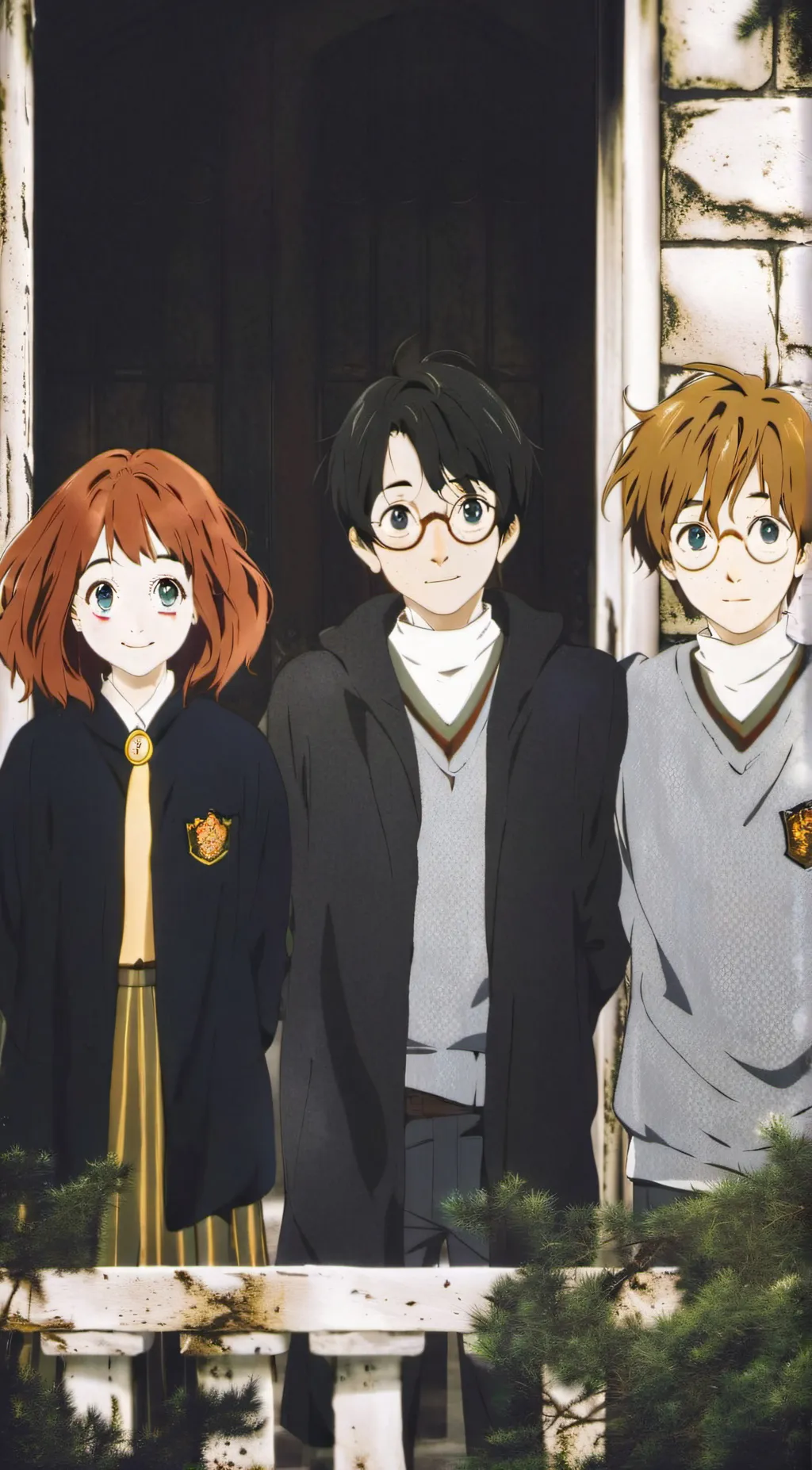 ai character: Hogwarts siblings! background