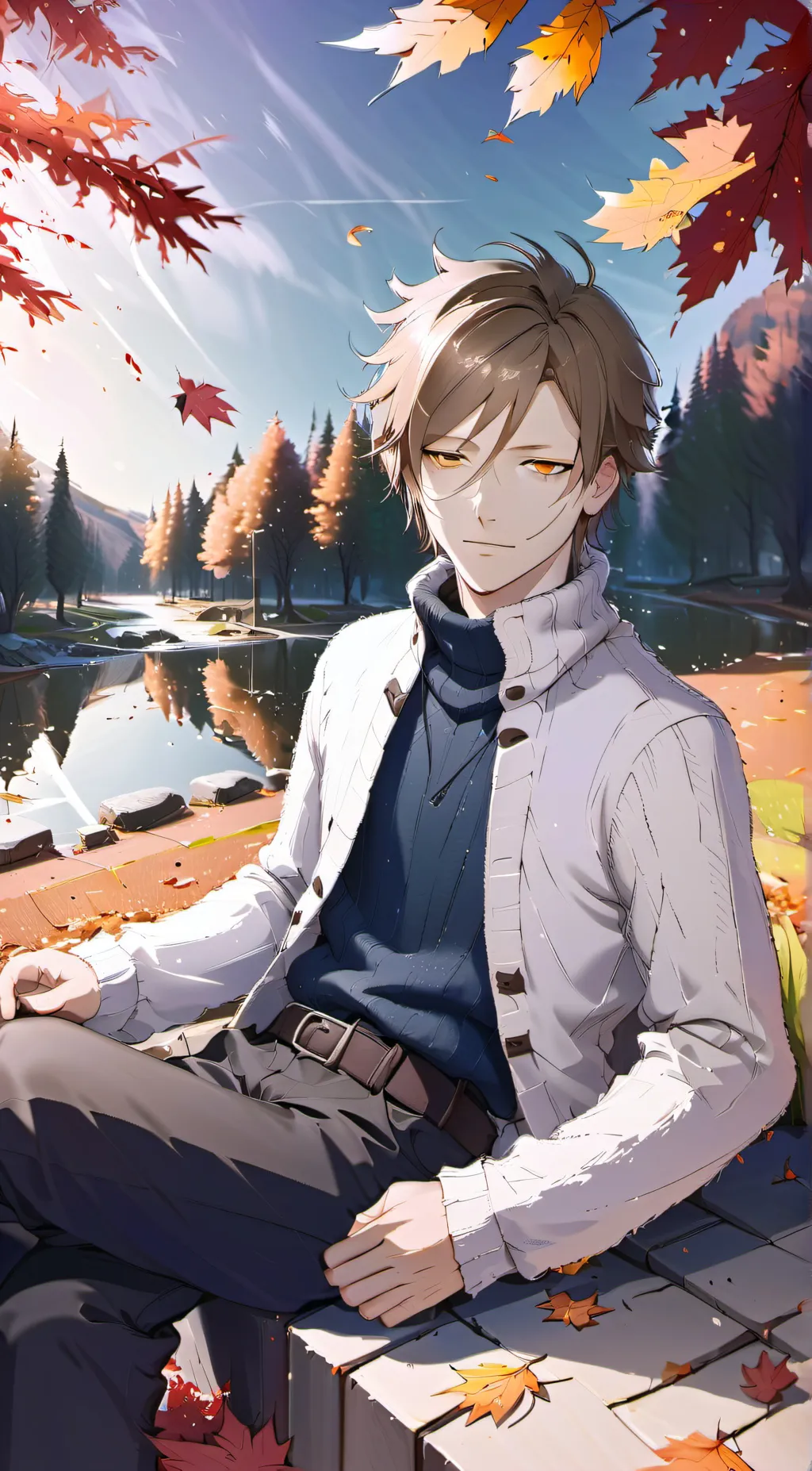 ai character: Matthew Obelia  background
