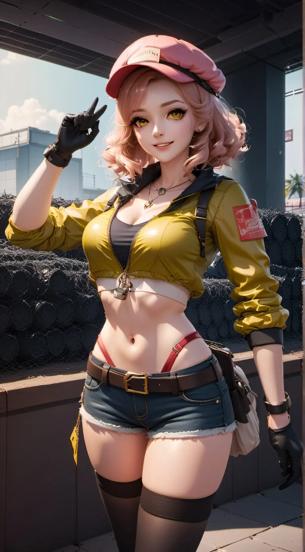 ai character: Cindy Aurum background