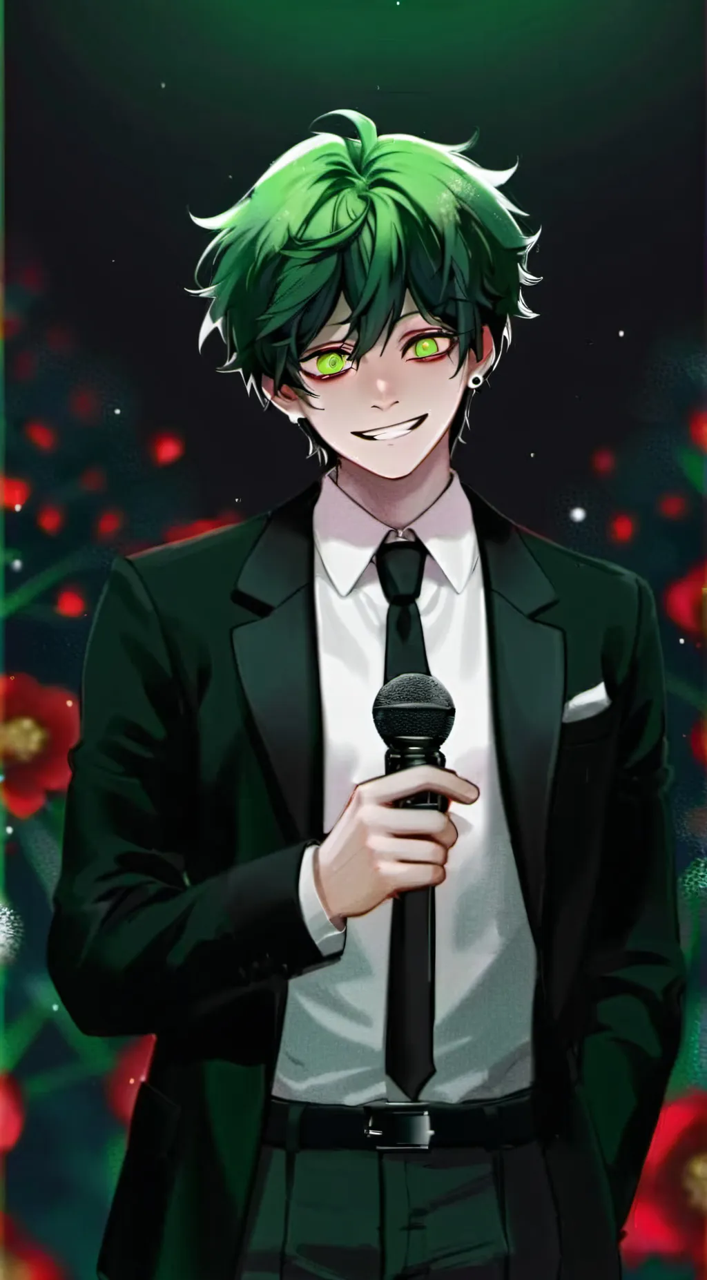 ai character: Villain Deku background
