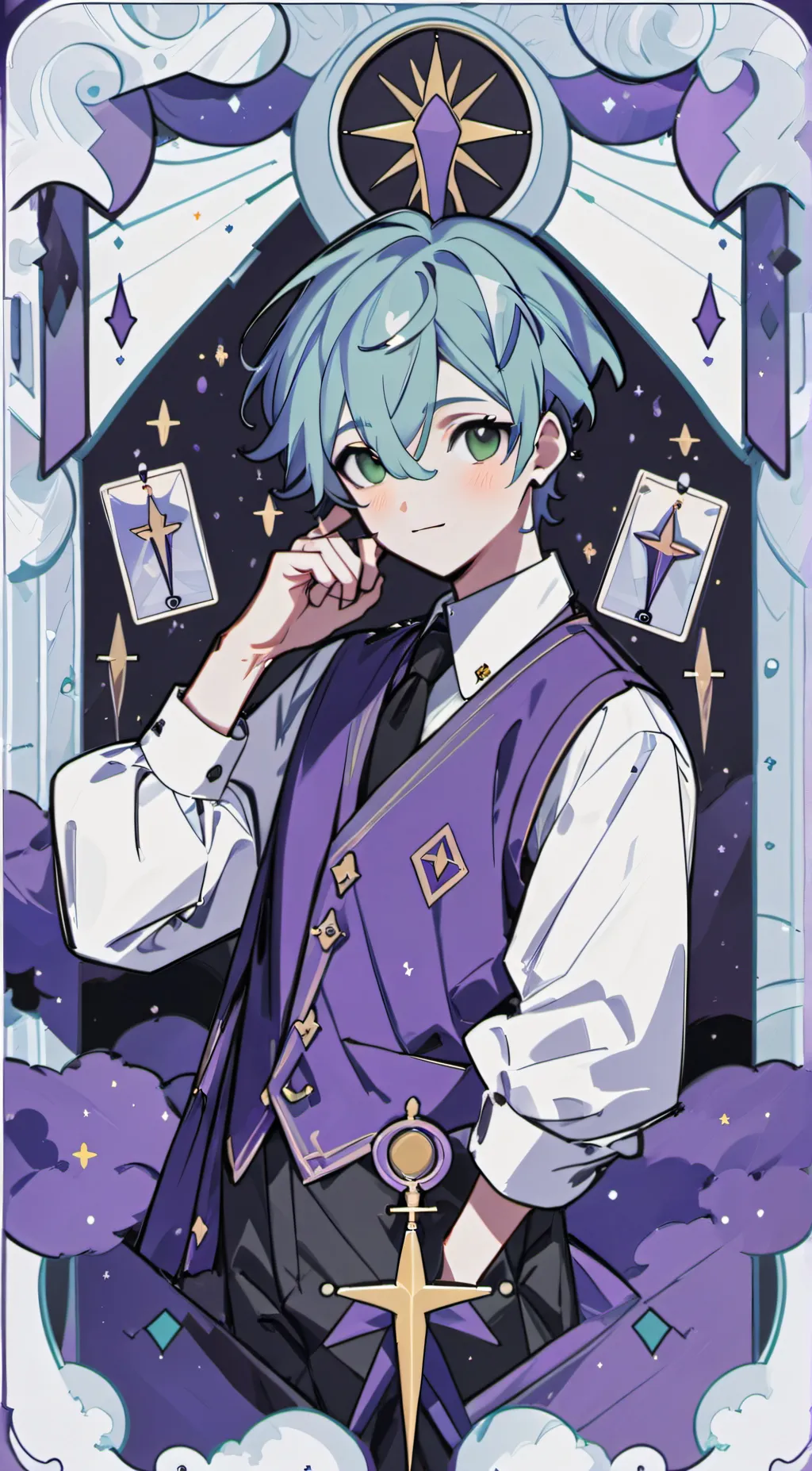 ai character: Axel background