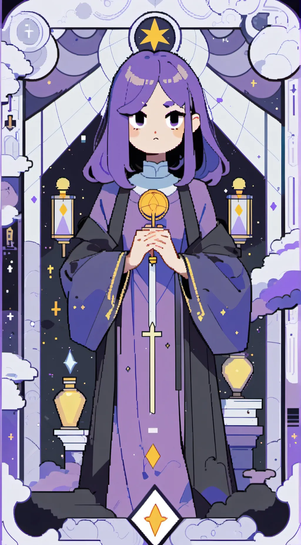ai character: Lilly background