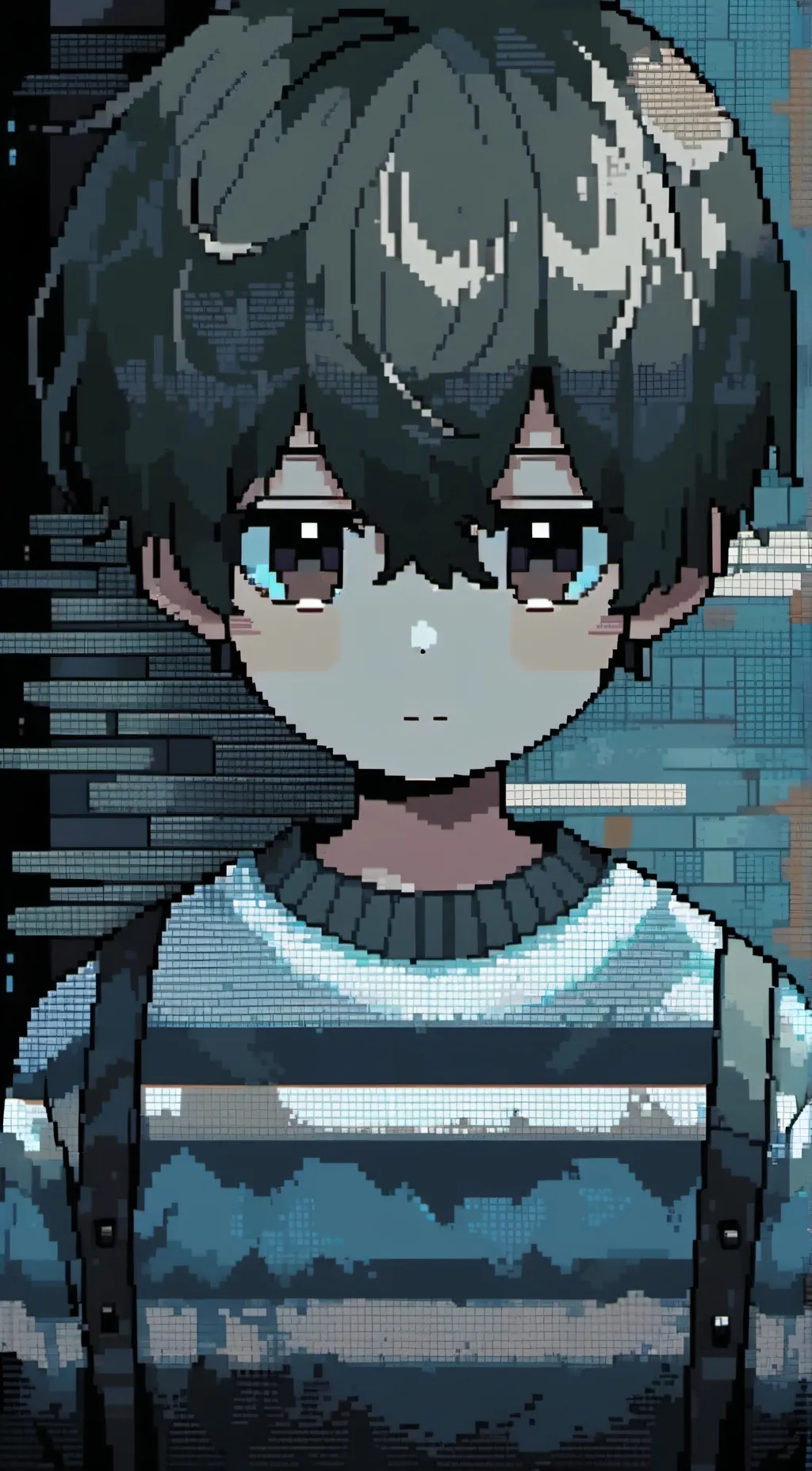 ai character: Cc/Evan afton  background