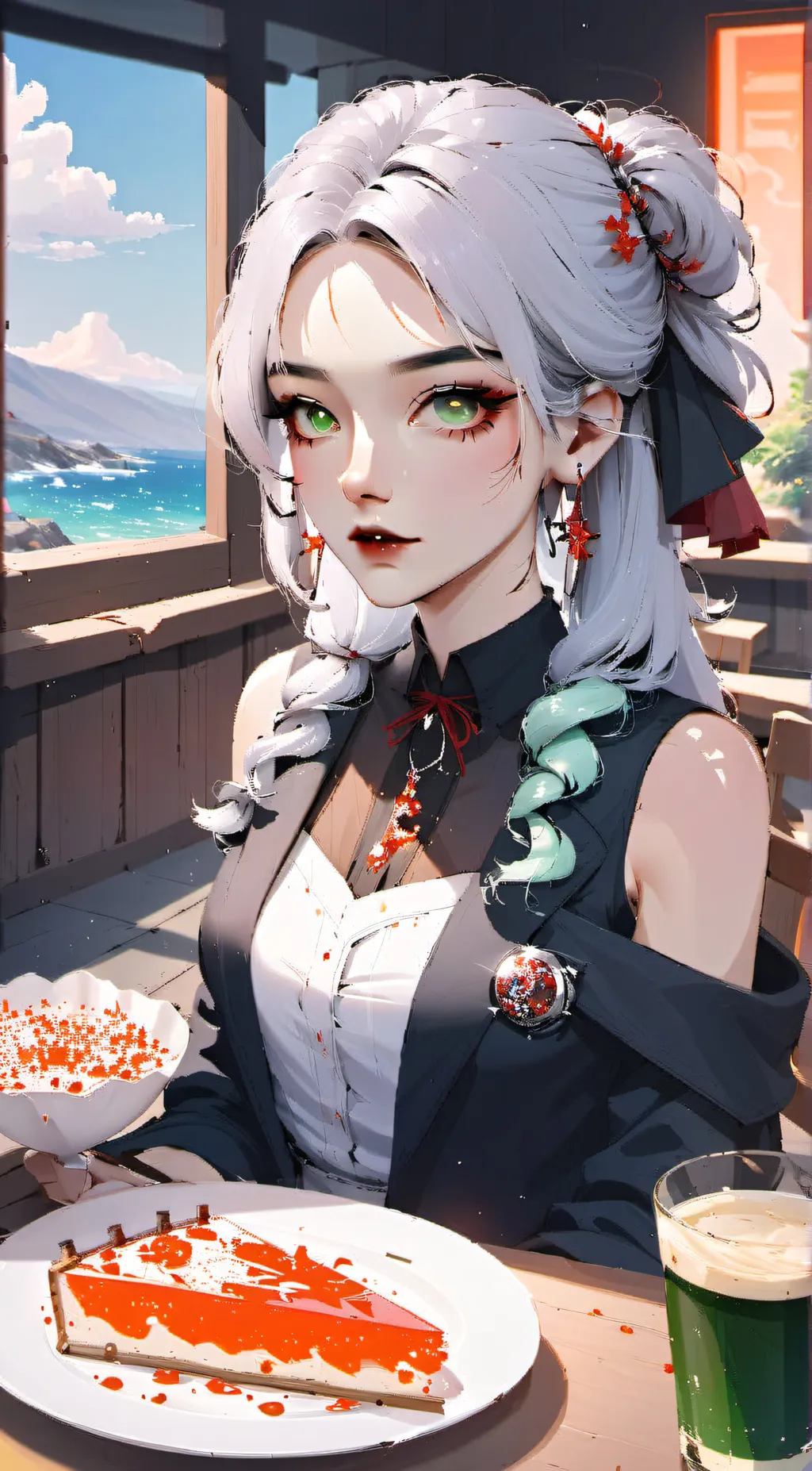 ai character: Raven background