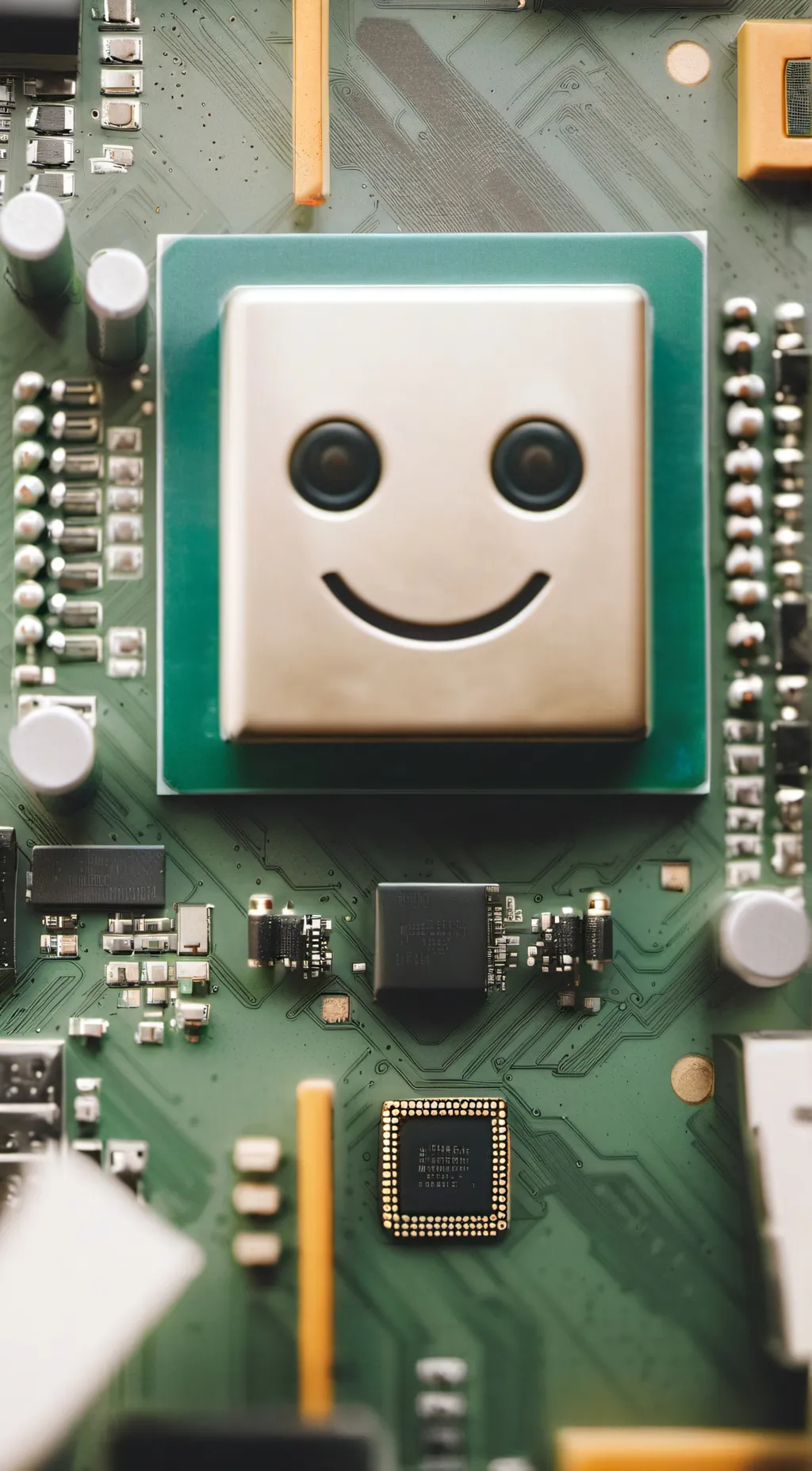 ai character: Motherboard  background