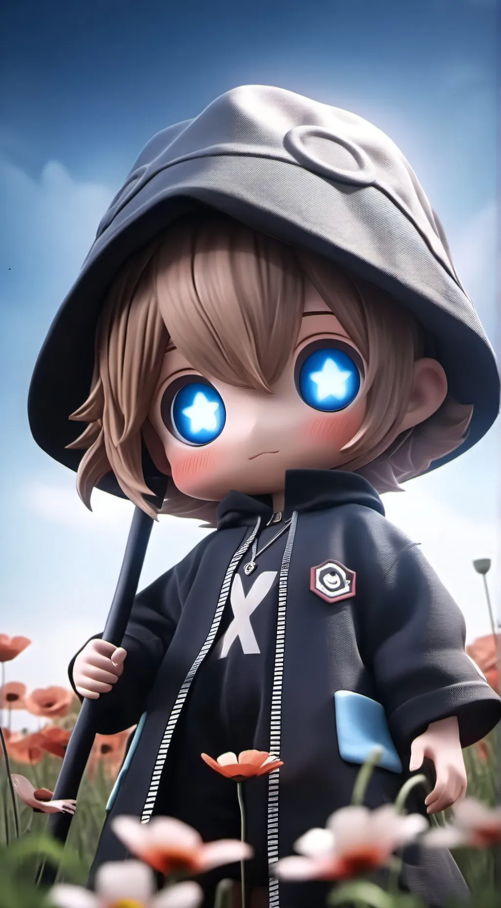 ai character: nightmare Ashley  background