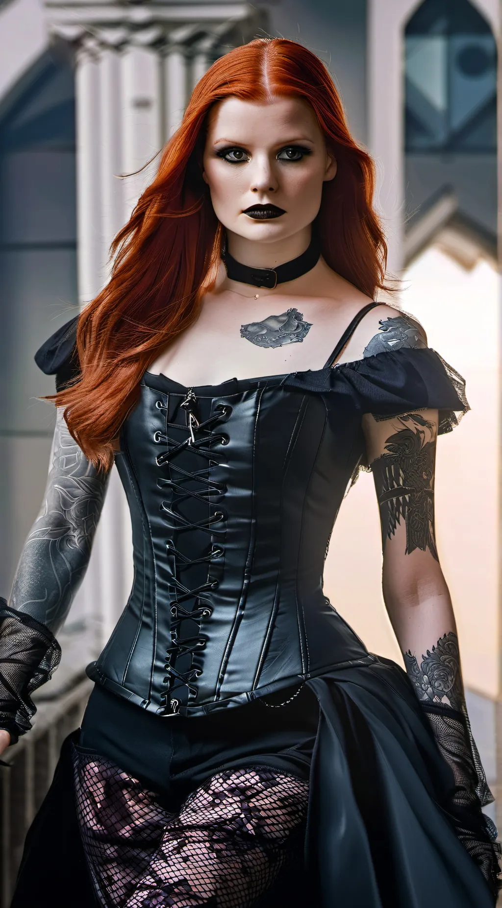 ai character: Dark Ginny Weasley background