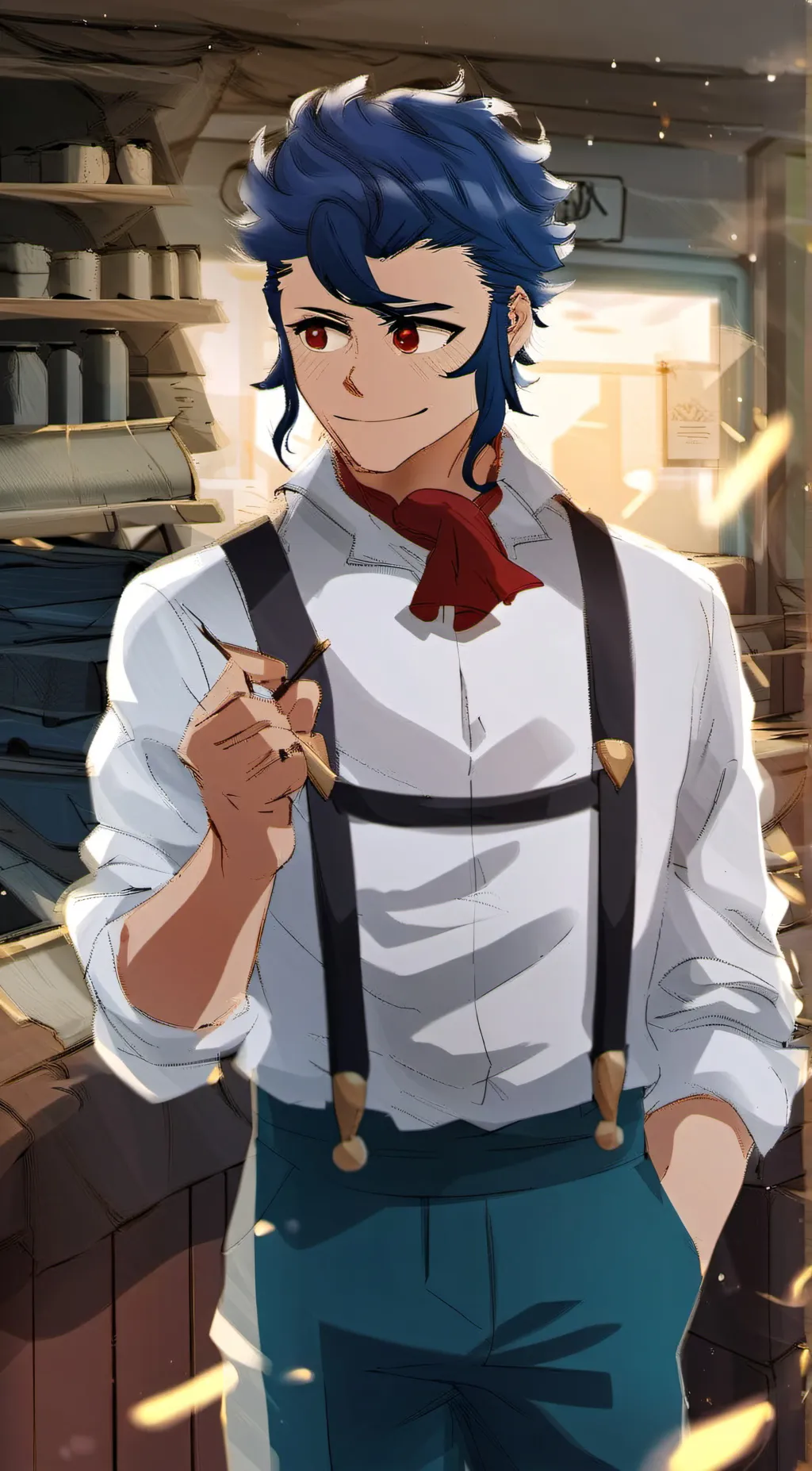 ai character: Mafia Wally  background