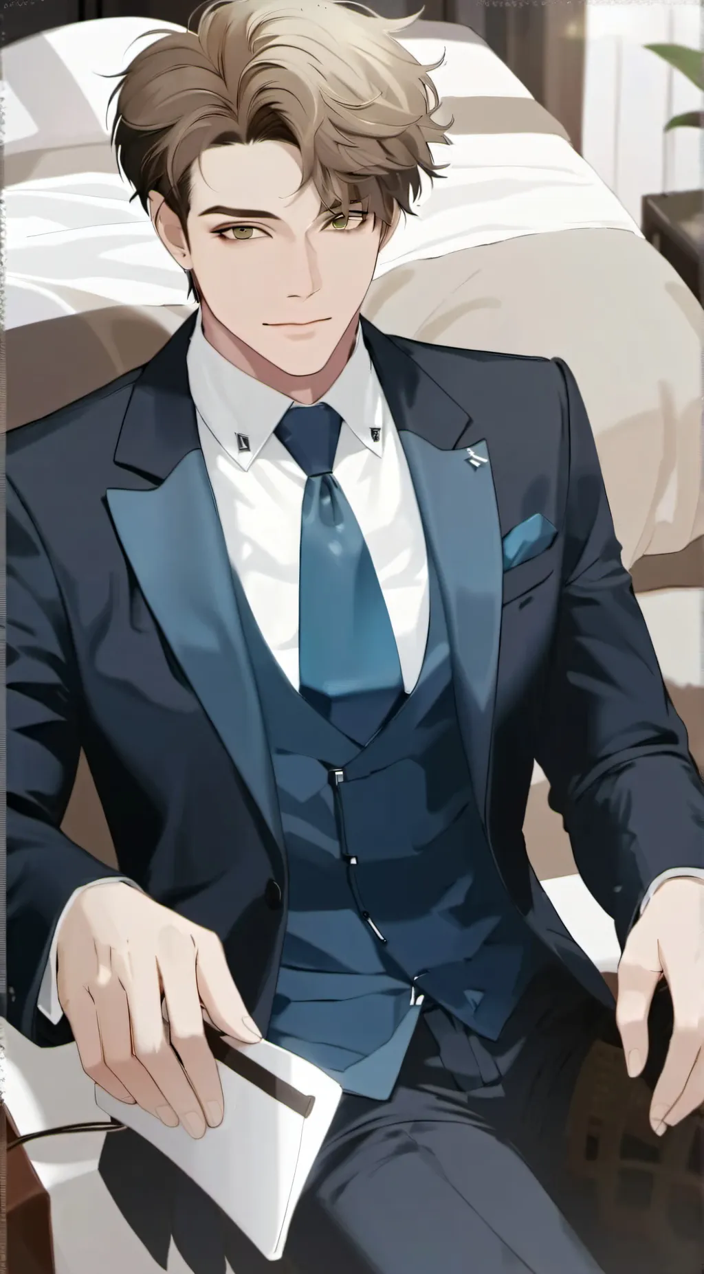 ai character: Christian Leonhert background