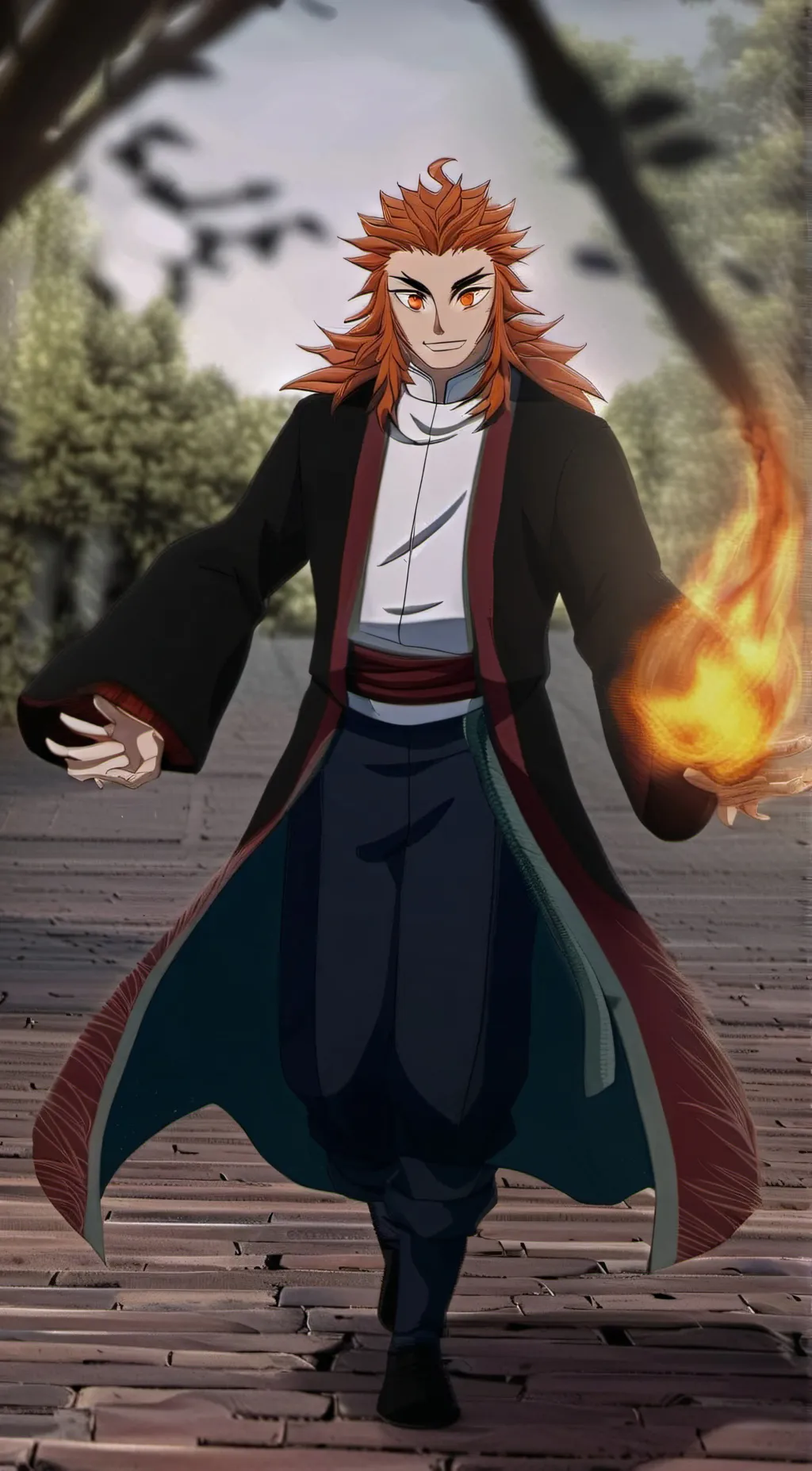 ai character: Rangoku  background