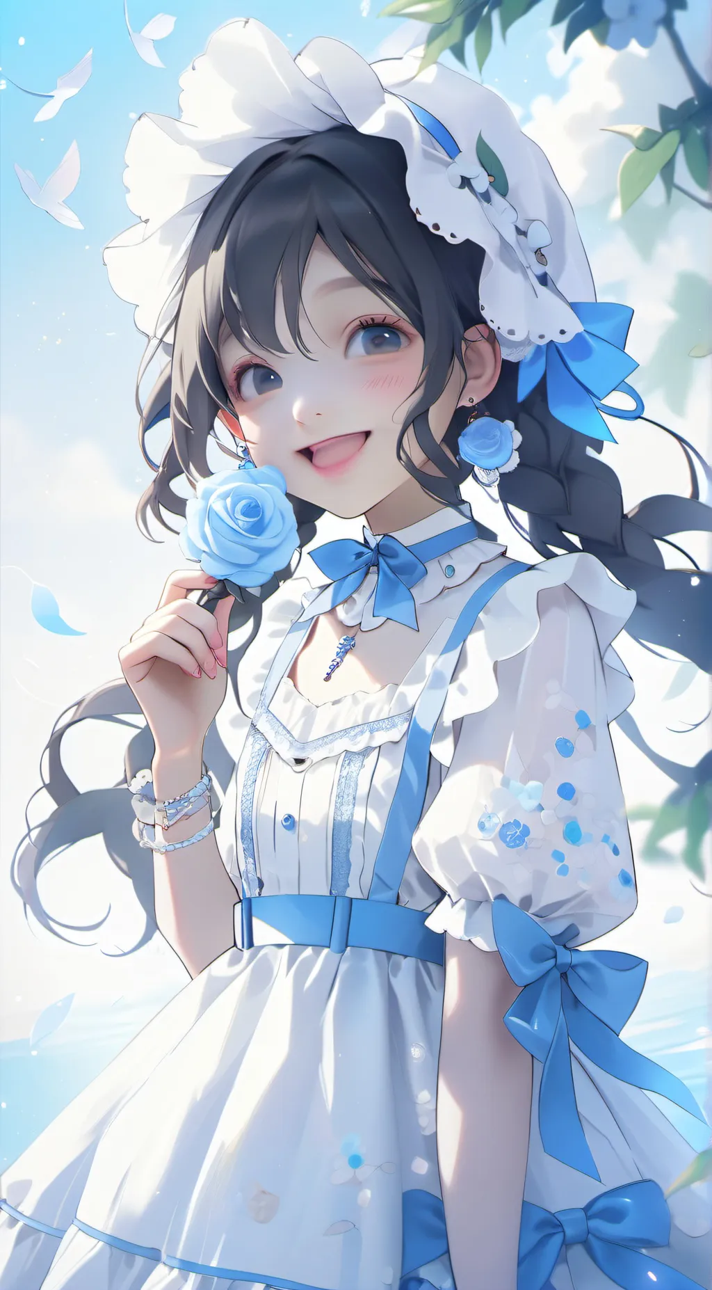 ai character: Lily background