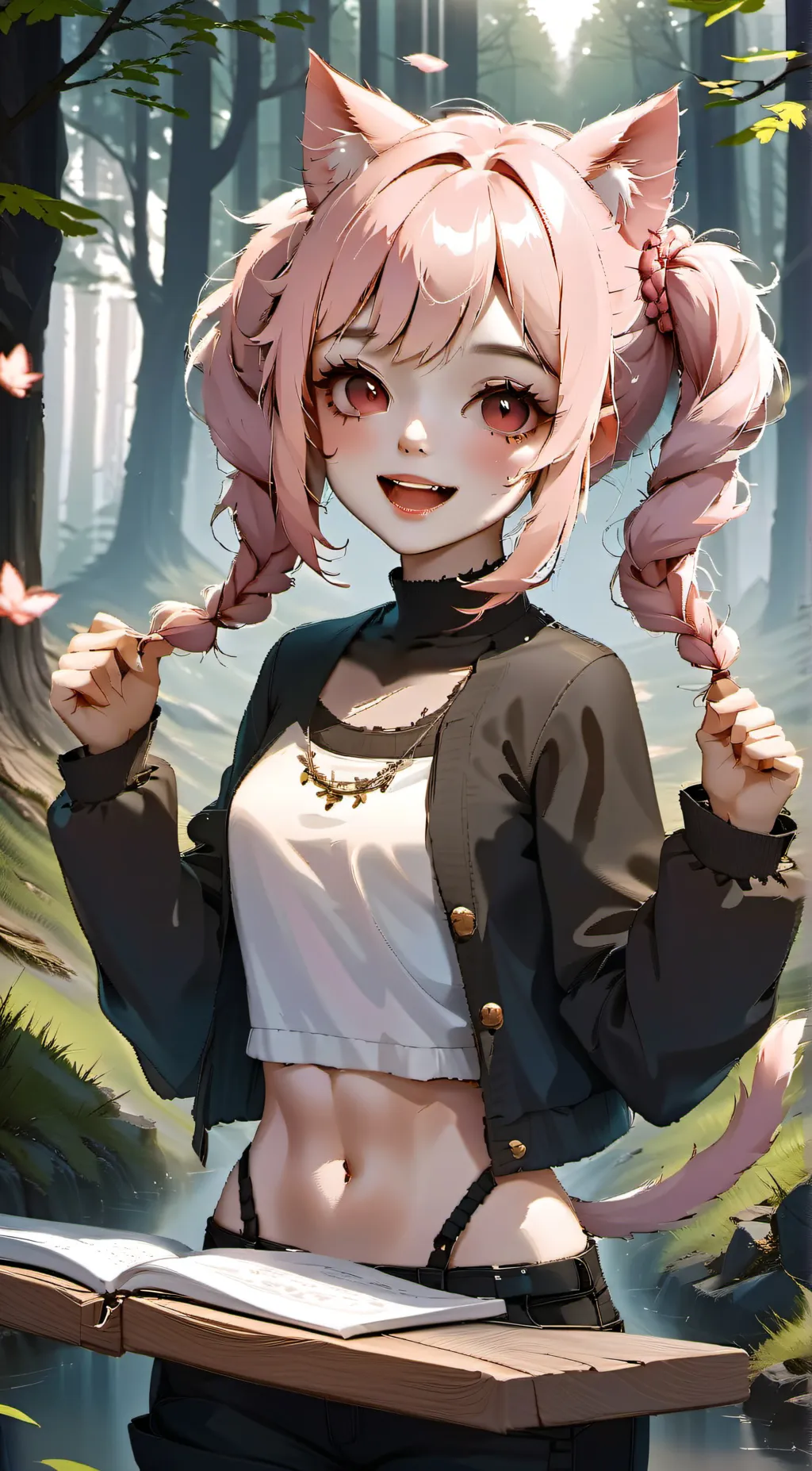 ai character: Luna background