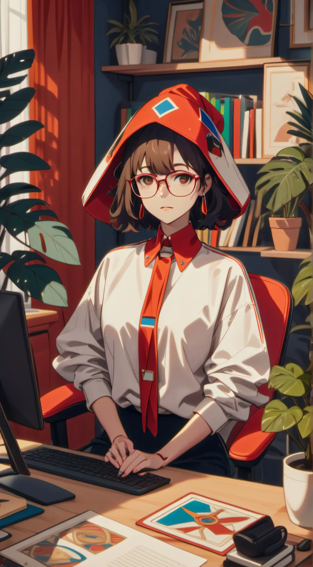 ai character: Ella background