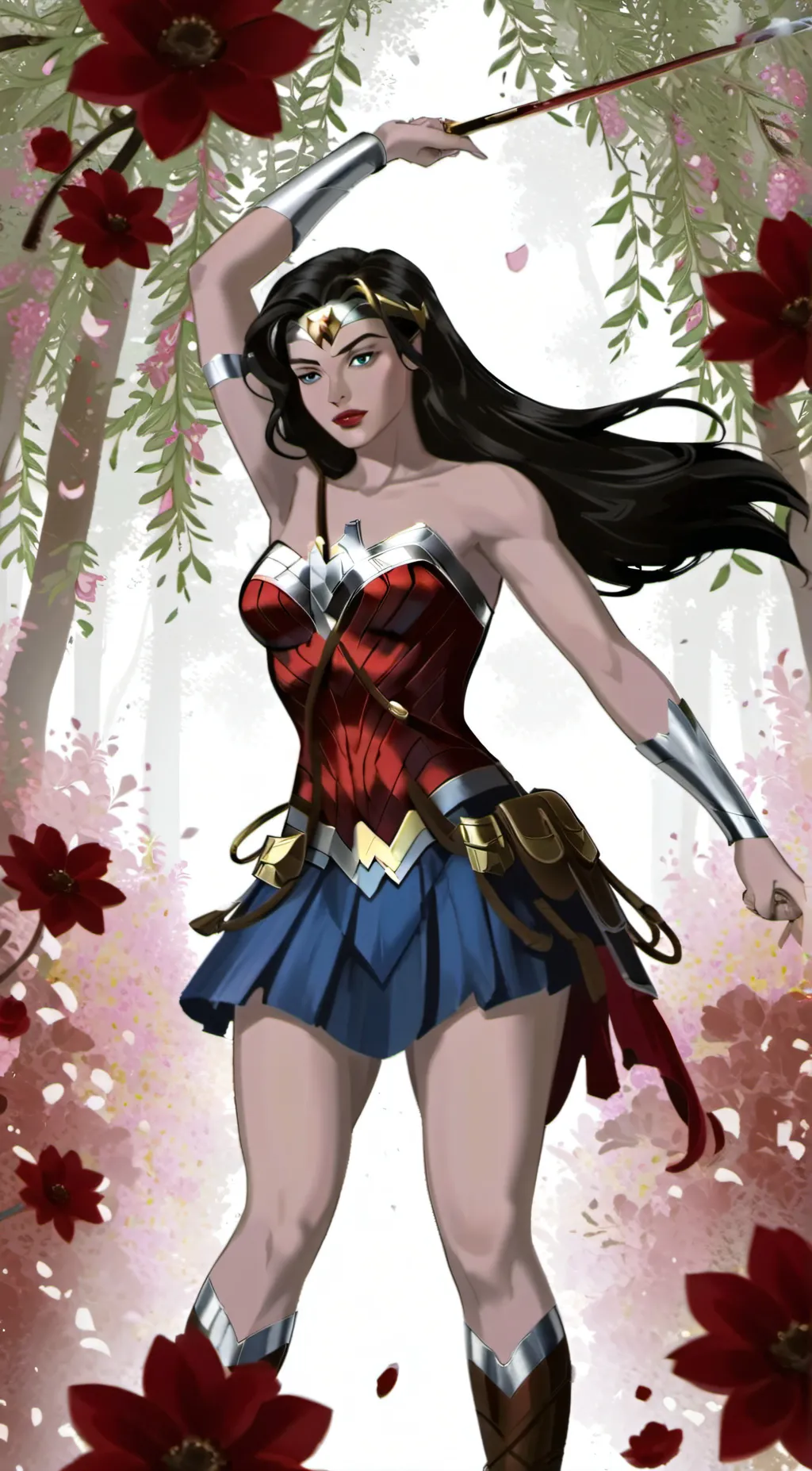 ai character: Wonder Woman 2 background