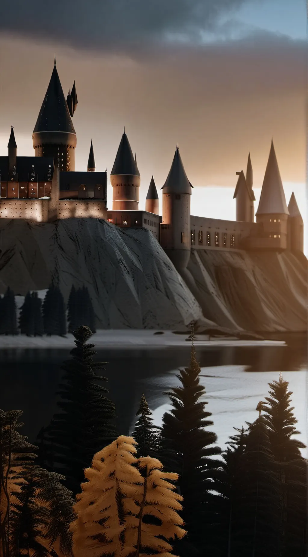 ai character: hogwarts  background