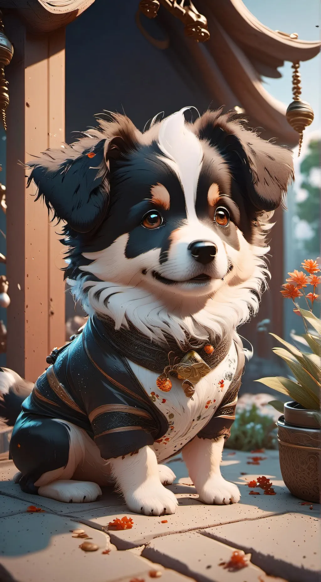 ai character: eeeeeeeee background