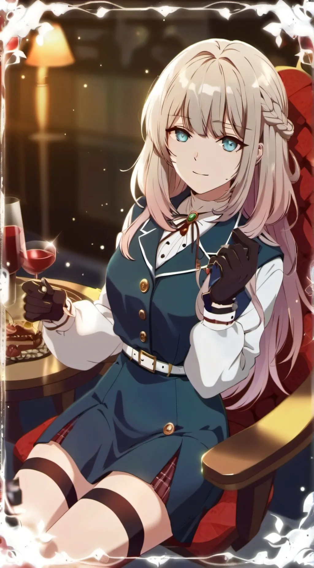 ai character: lily background