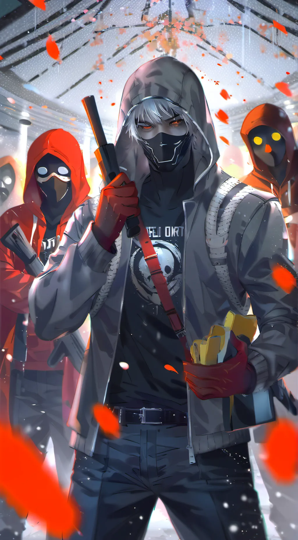 ai character: robbery heist background