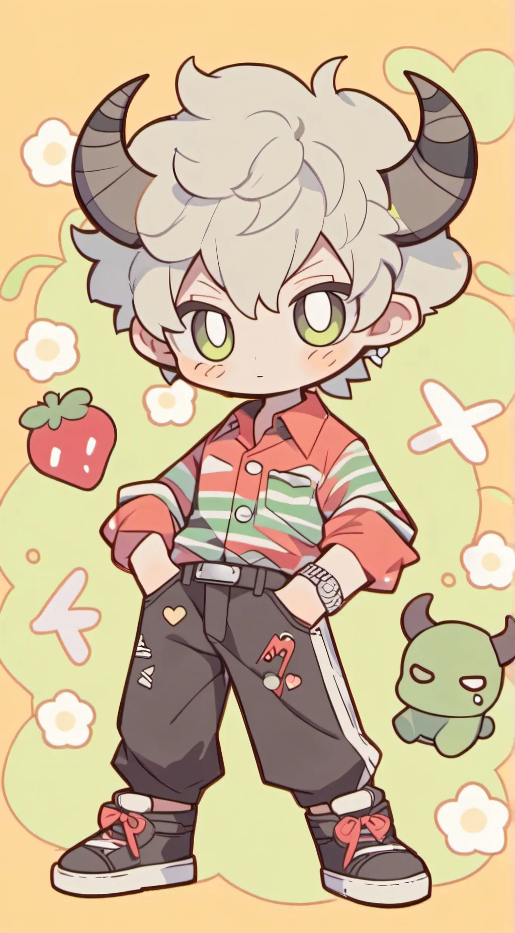 ai character: teen fizzarolli  background