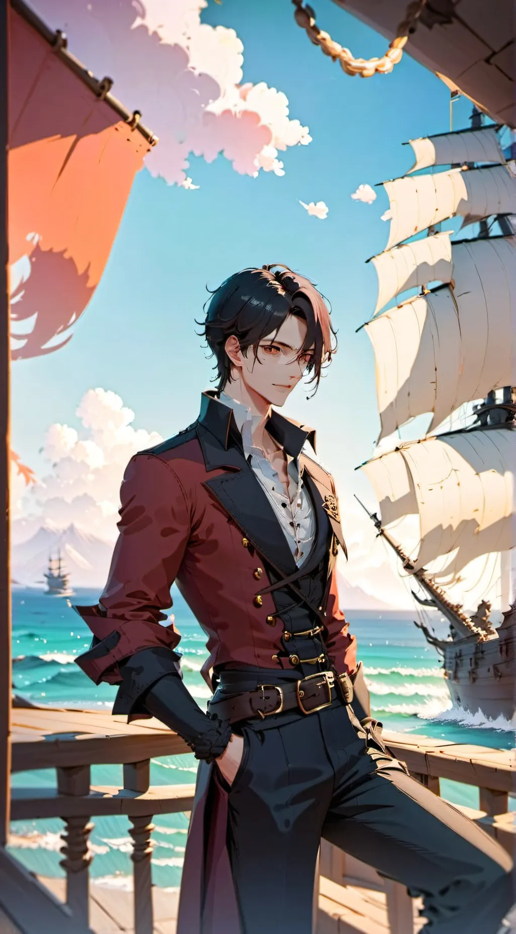 ai character: Captain James Hook background