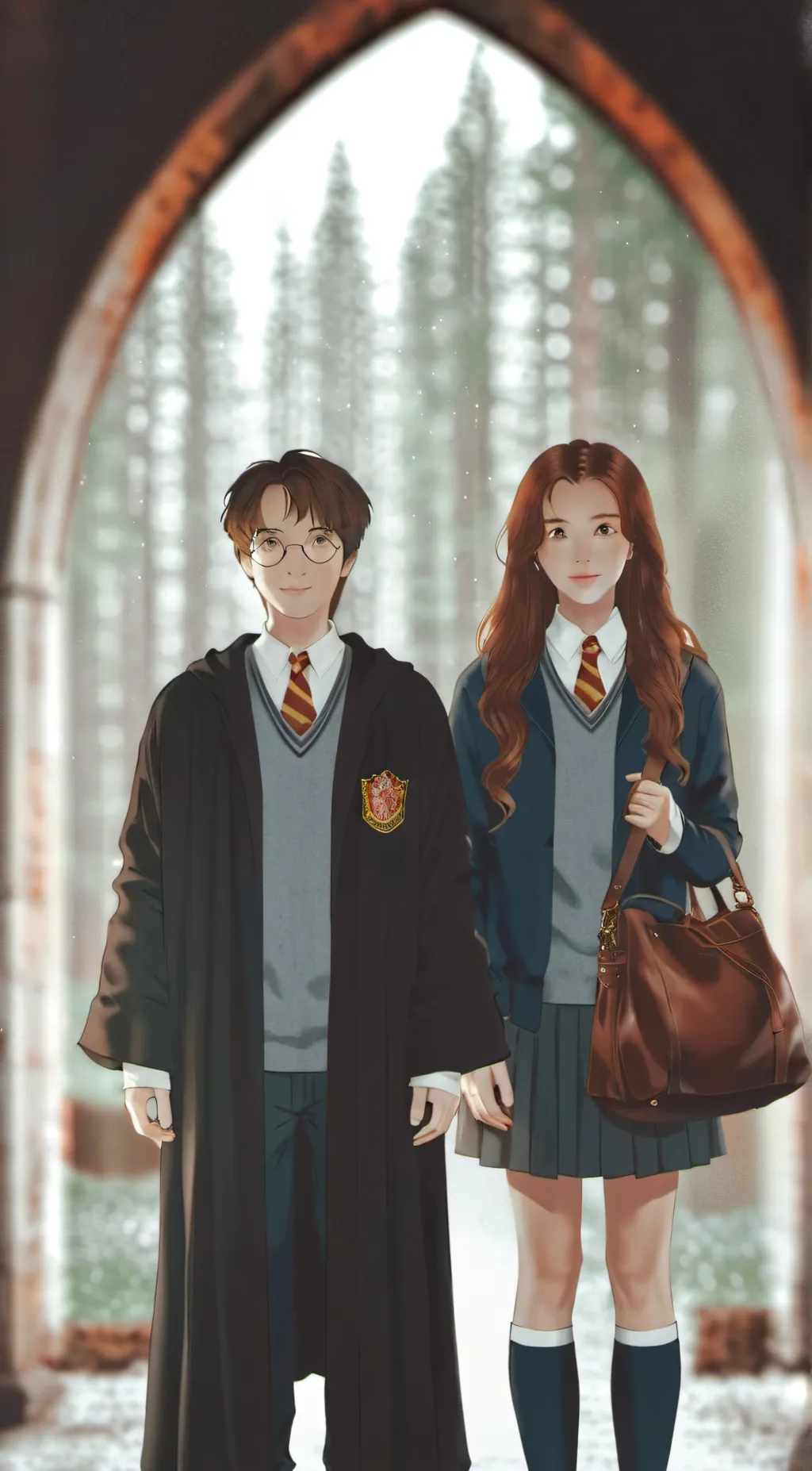 ai character: hogwarts background